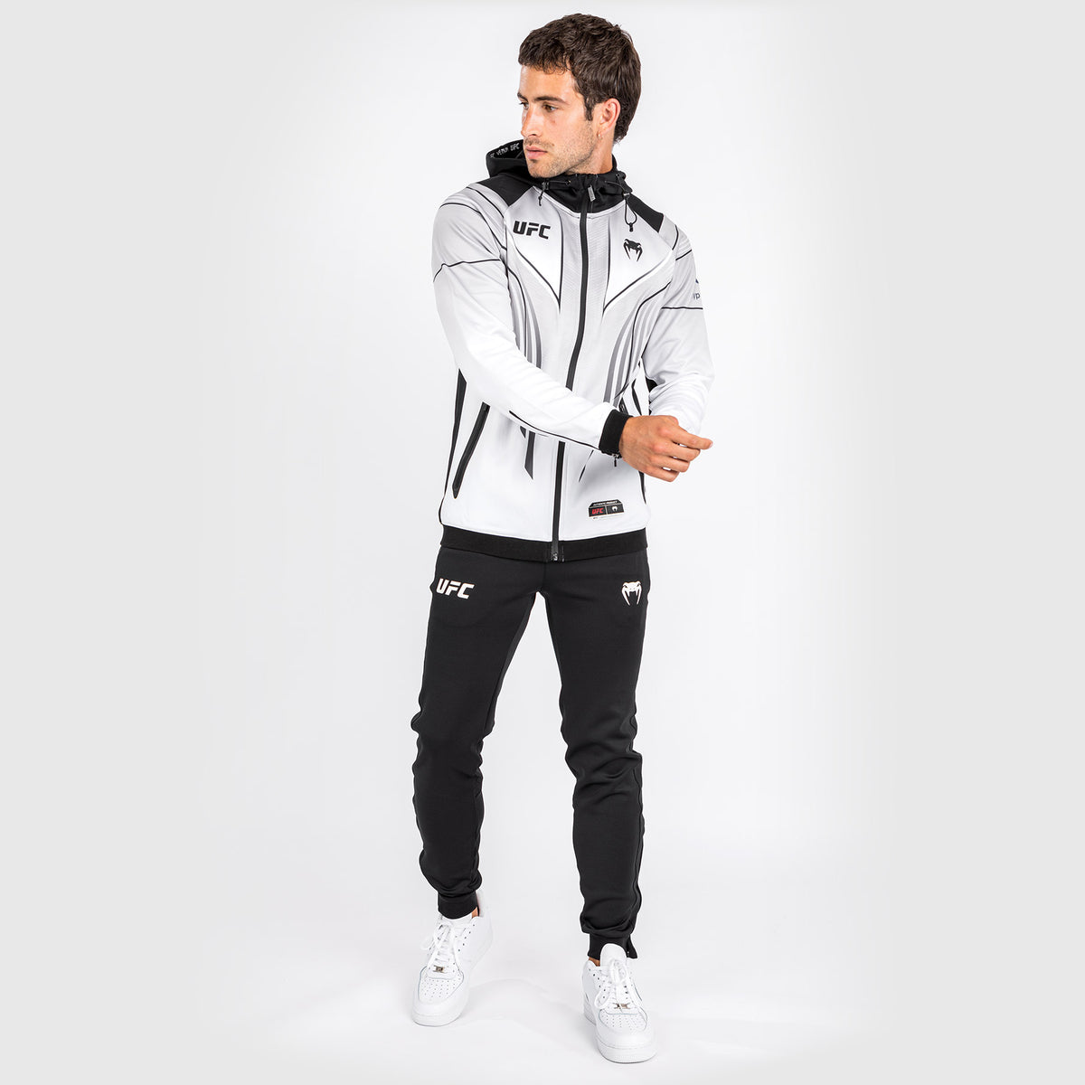 Sweat à capuche Walkout UFC Venum Authentic Fight Night 2.0 pour homme - Blanc - product-type_Vestes