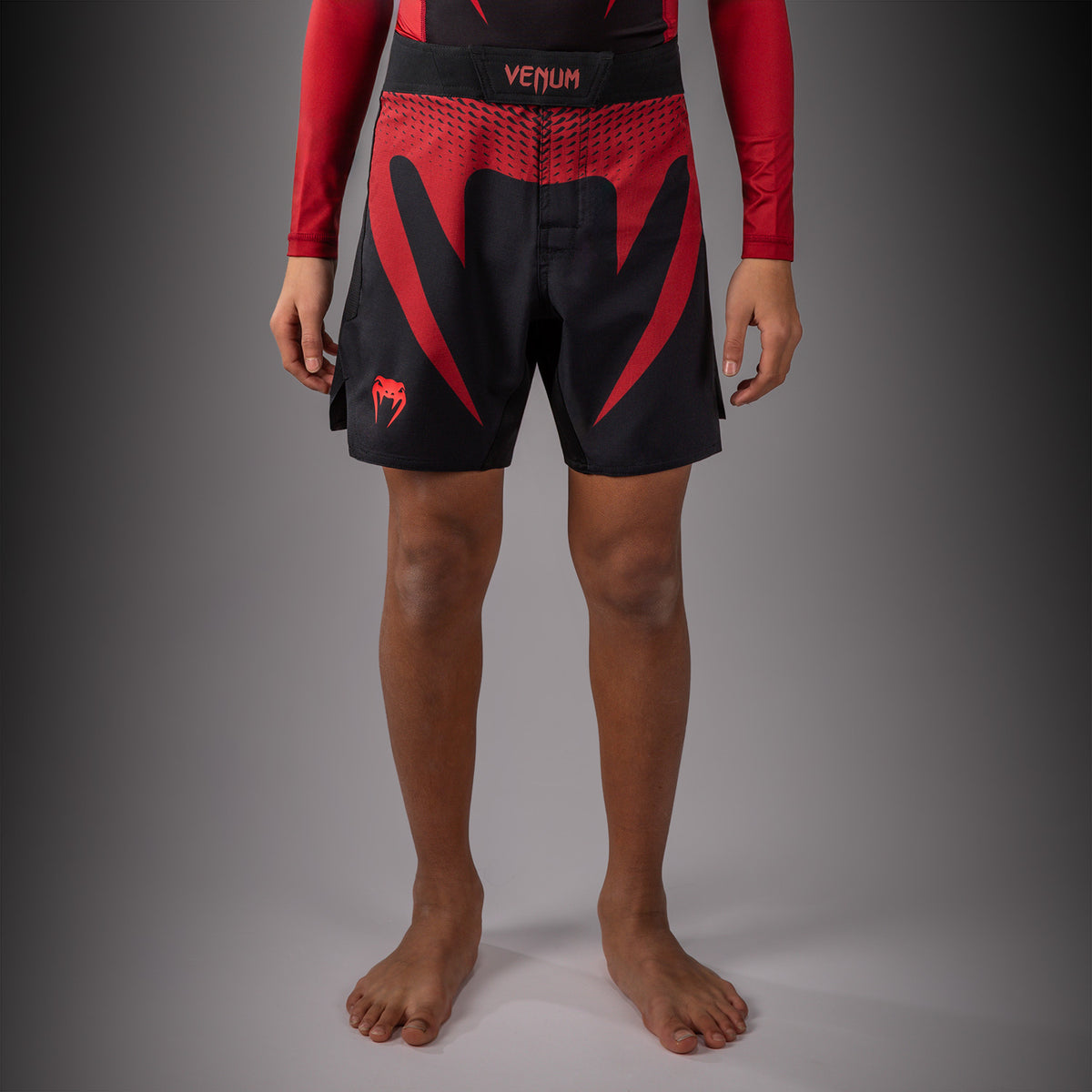 Short de Combat Pour Enfant Venum Attack - Noir/Rouge - product-type_Shorts de MMA