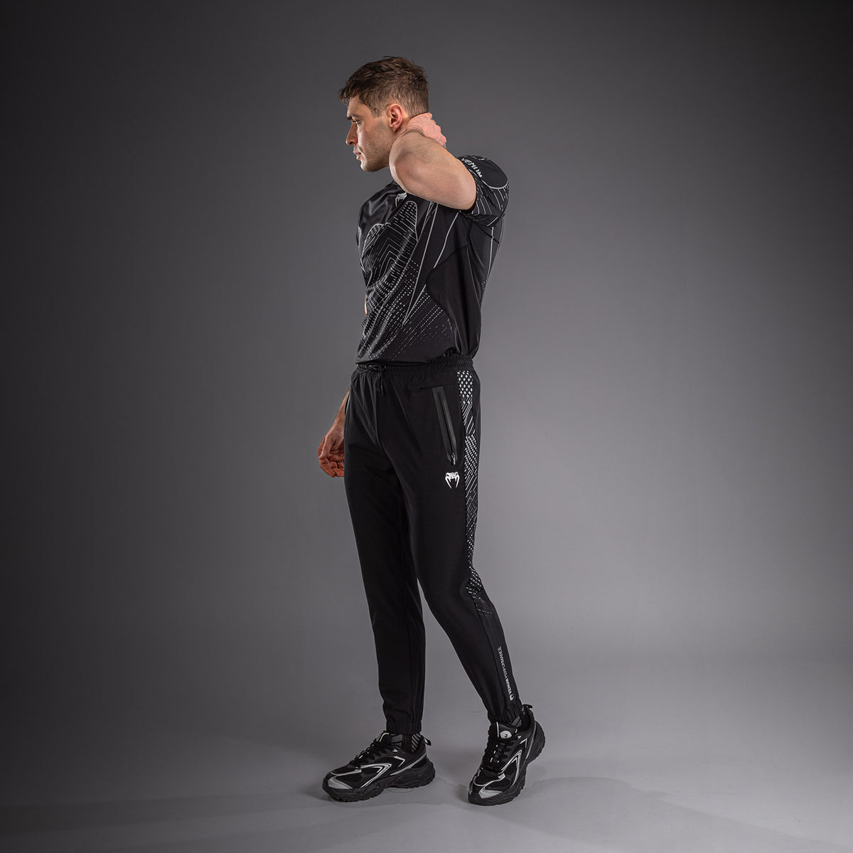Pantalon de Jogging Venum Midnight Fury – Noir/Gris/Argent - product-type_Pantalons de jogging
