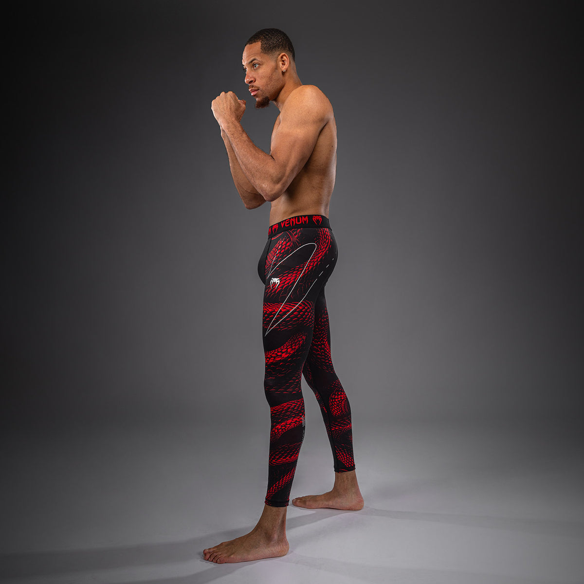 Pantalon de compression Venum Matupa - Noir/Rouge/Argent - product-type_Pantalons de Compression