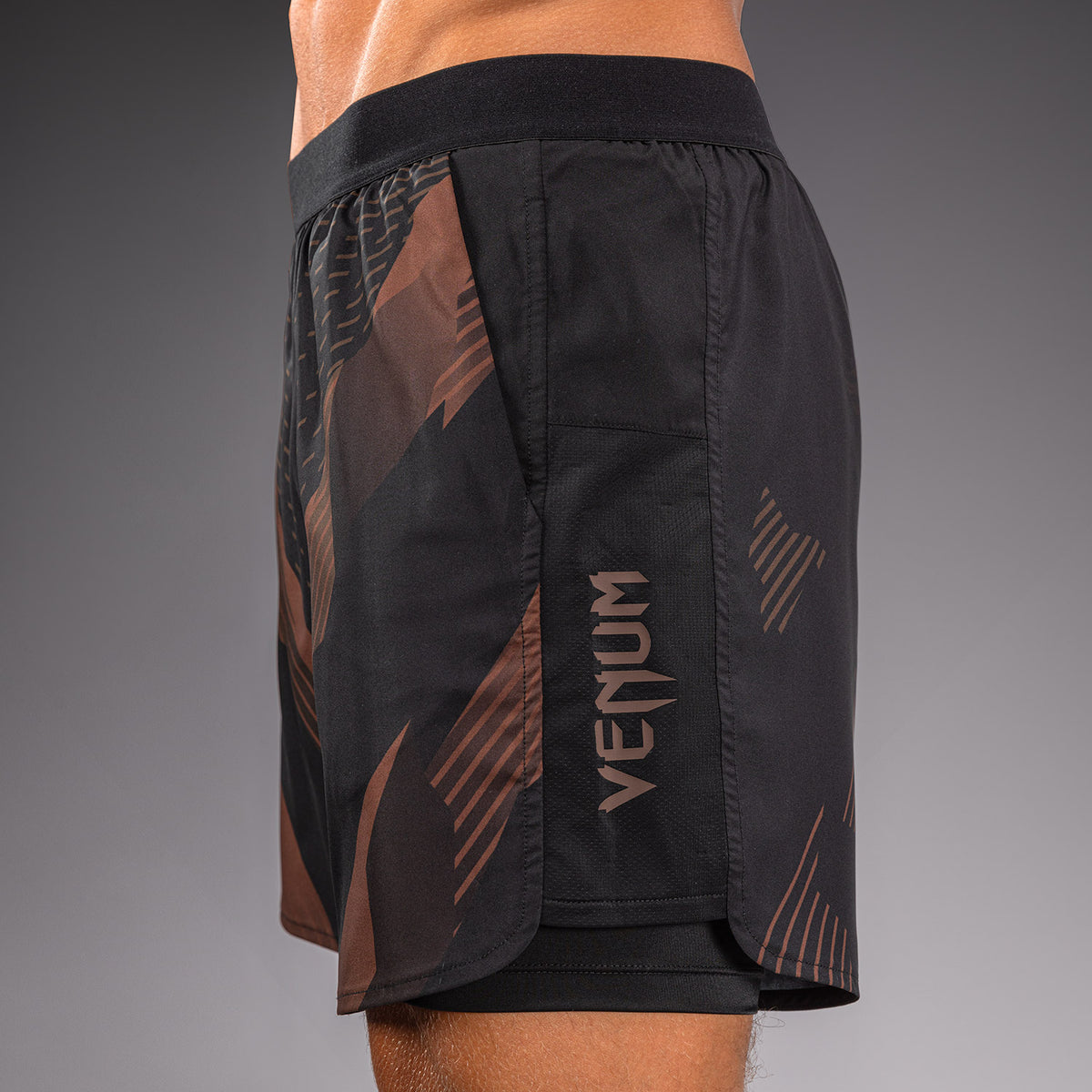 Short d’Entraînement Venum No-Gi 6.0 - Noir/Marron - product-type_Shorts de training