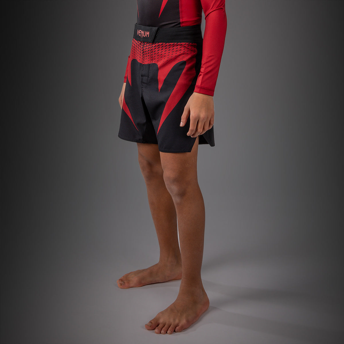 Short de Combat Pour Enfant Venum Attack - Noir/Rouge - product-type_Shorts de MMA