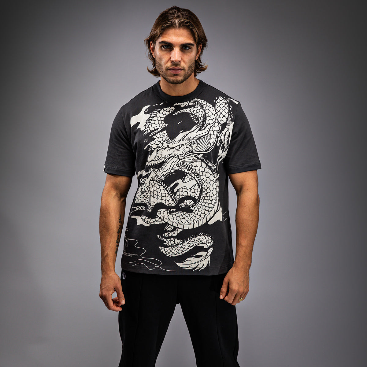 T-shirt Venum Dragon’s Flight - Gris Charbon/Blanc Crème - product-type_T-Shirts