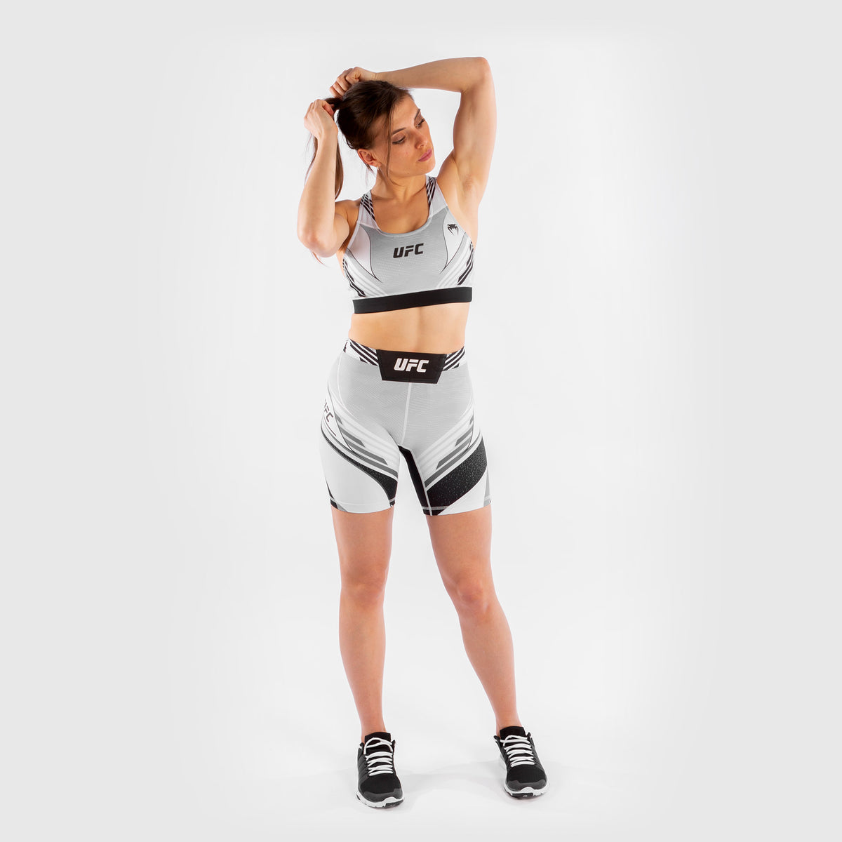 Short de compression pour Femmes UFC Venum Authentic Fight Night - Coupe Longue - Blanc - product-type_Shorts de compression