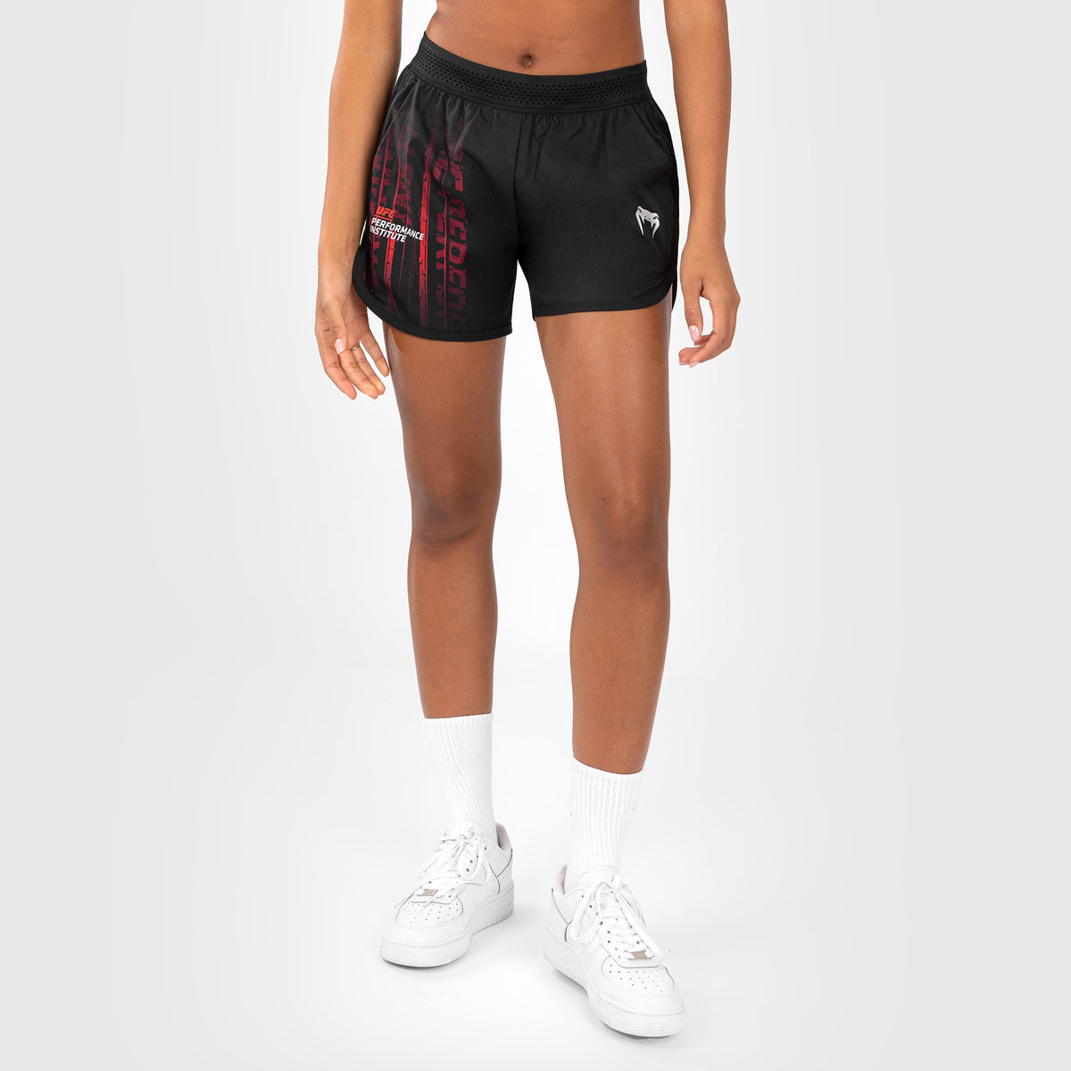 Short de Performance pour Femmes UFC Venum Performance Institute 2.0 - Noir/Rouge - product-type_Shorts de training