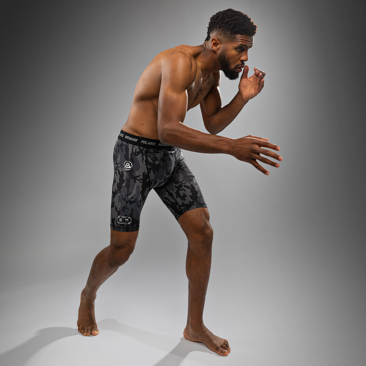 Short de Compression Venum x Polaris - Noir/Gris - product-type_Shorts de compression