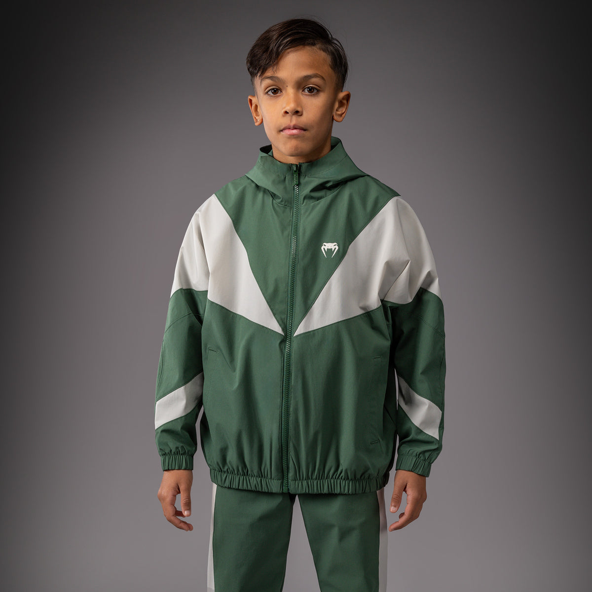 Veste Venum pour Enfant Venum Vectra – Vert Forêt/ Blanc Cassé - product-type_Vestes