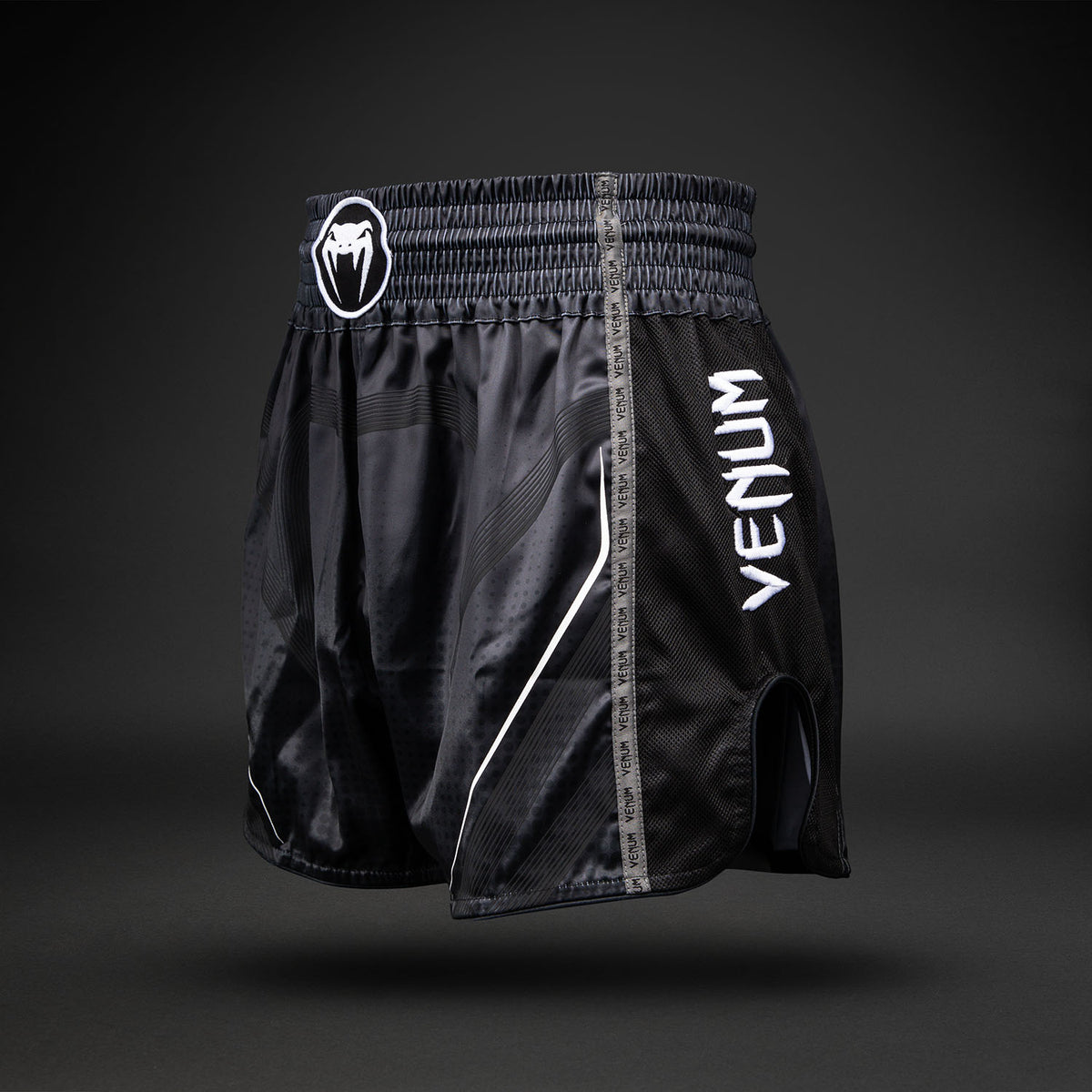 Short de Muay Thaï Venum Stealth – Noir/Blanc - product-type_Shorts de Muay Thai