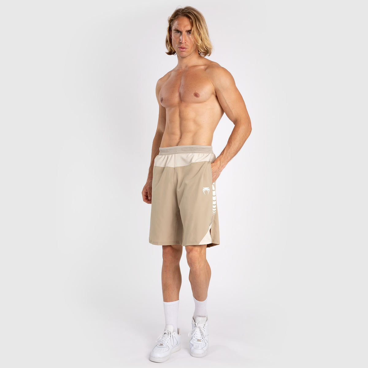 Short D'entraînement pour Hommes Venum Tempest - Beige/Sable - product-type_Shorts de training