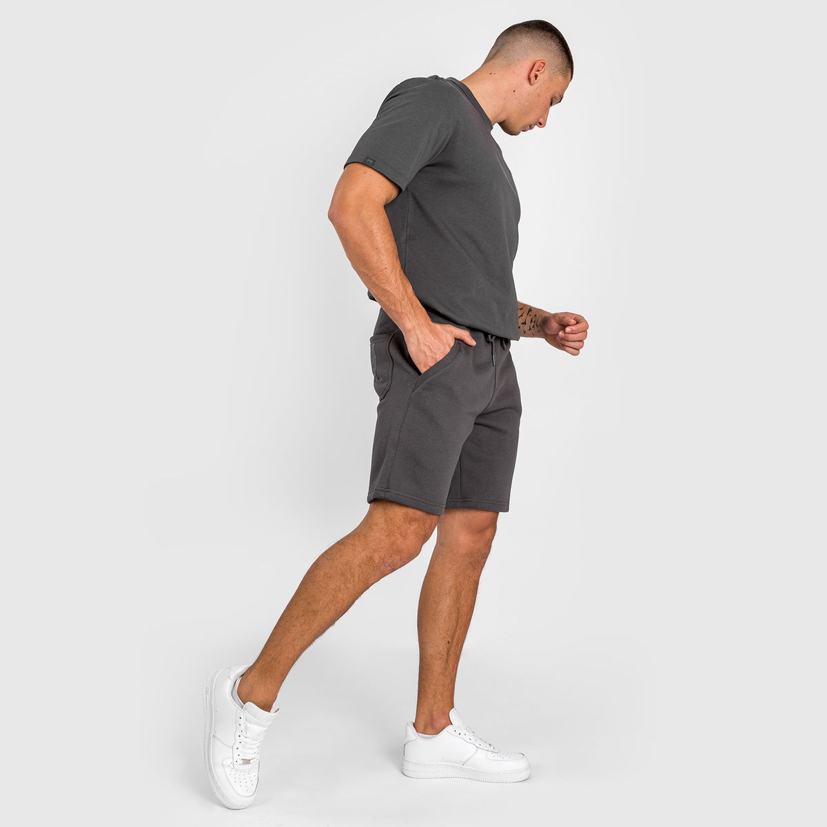 Short en coton Venum Silent Power - Gris - product-type_Shorts en Coton