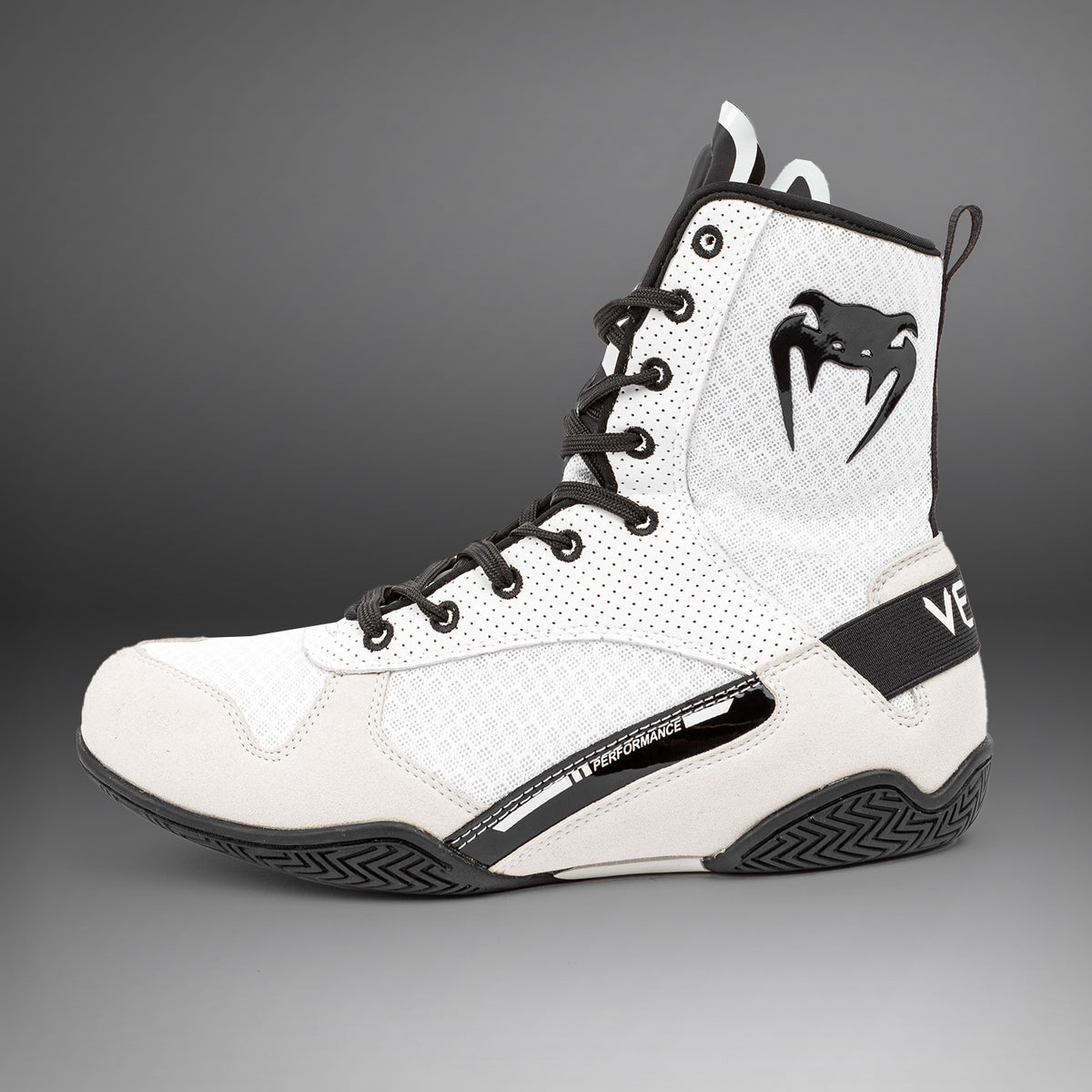 Chaussures De Boxe Venum Elite – Blanc/Noir - product-type_Chaussures de boxe