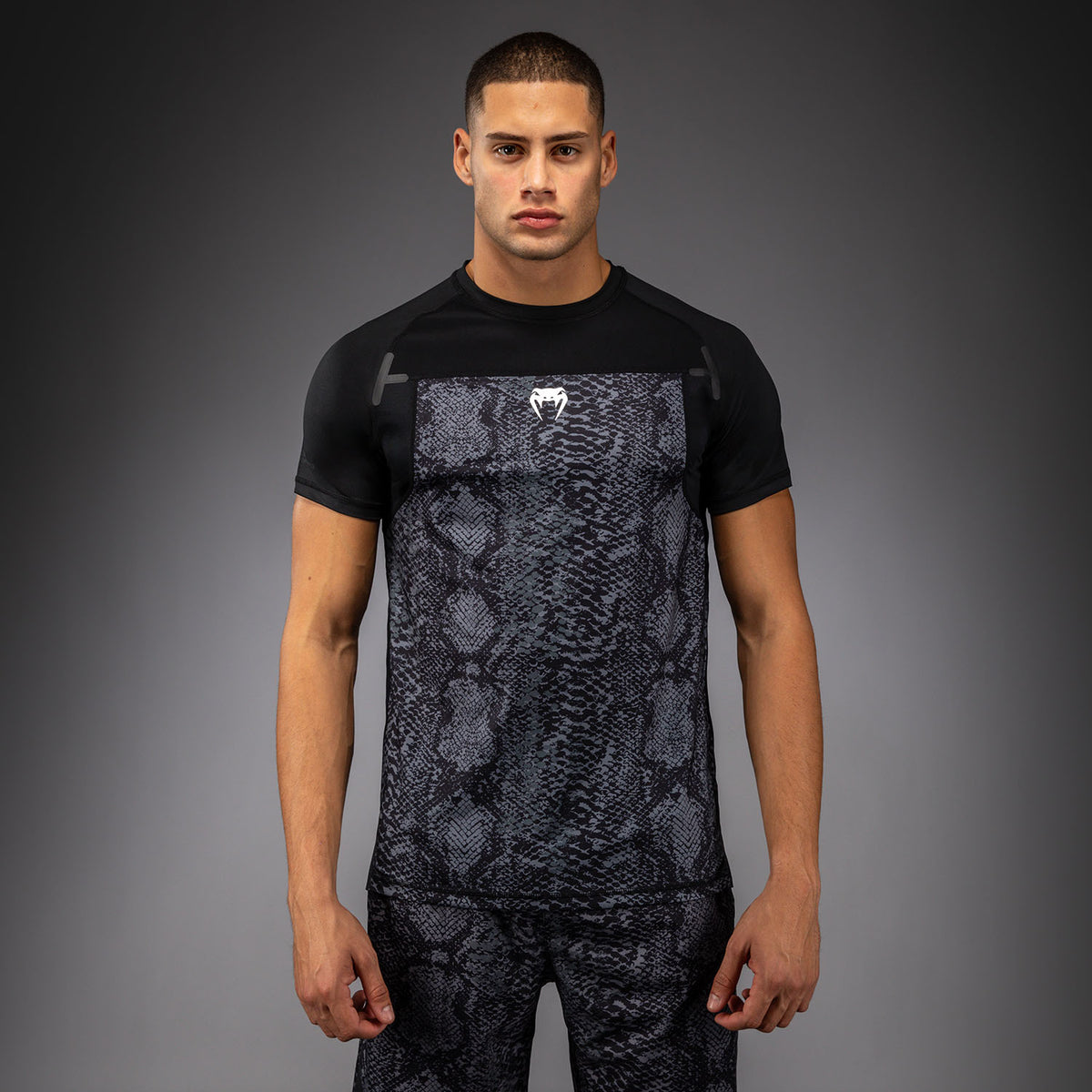 T-shirt Dry Tech Venum G-Fit Scales – Noir/Gris Charbon - product-type_T-Shirts Dry Tech