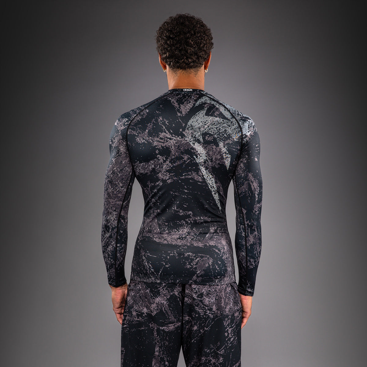 Rashguard à Manches Longues Venum Rage & Workout - Noir/Gris - product-type_T-Shirts de Compression