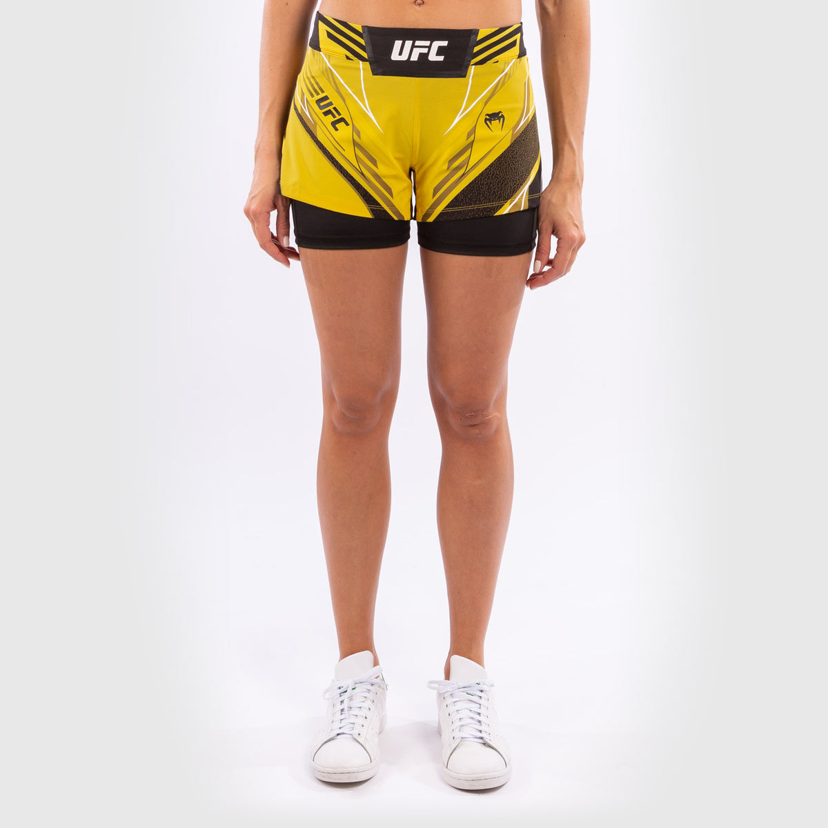 Fightshort Femme UFC Venum Authentic Fight Night - Coupe Courte - Jaune - product-type_Shorts de MMA