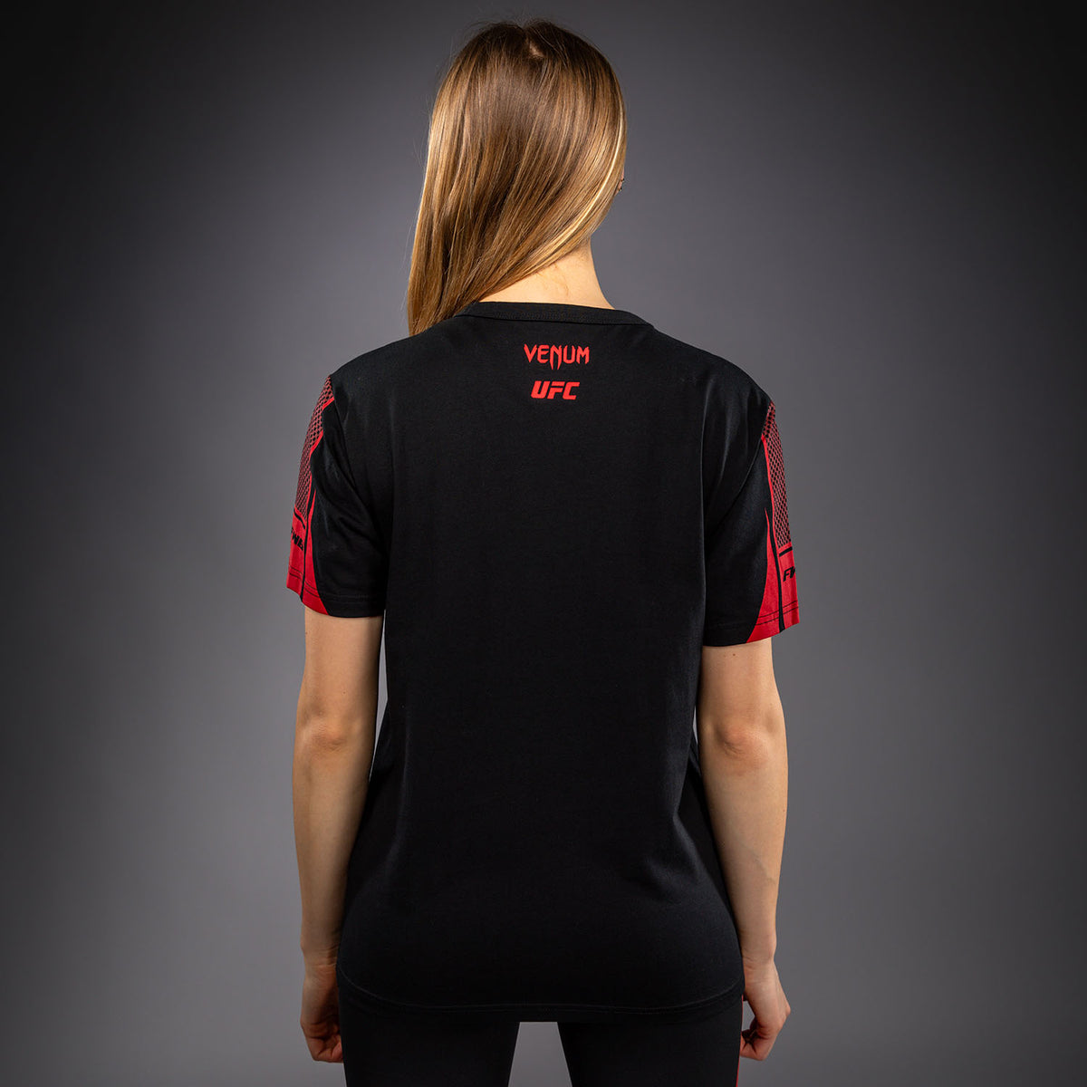 T-shirt à Manches Courtes pour Femme Venum UFC Unity by Venum Authentic Fight Week - Noir - product-type_T-Shirts