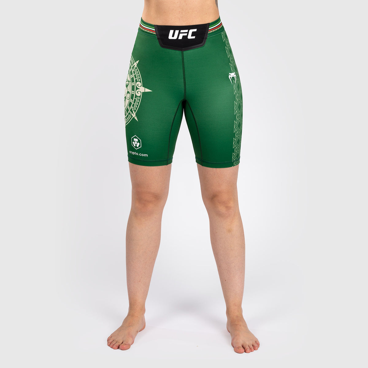 Noche UFC by Venum Authentic Fight Night Short de compression pour Femmes - Coupe Longue - Vert - product-type_Shorts de compression
