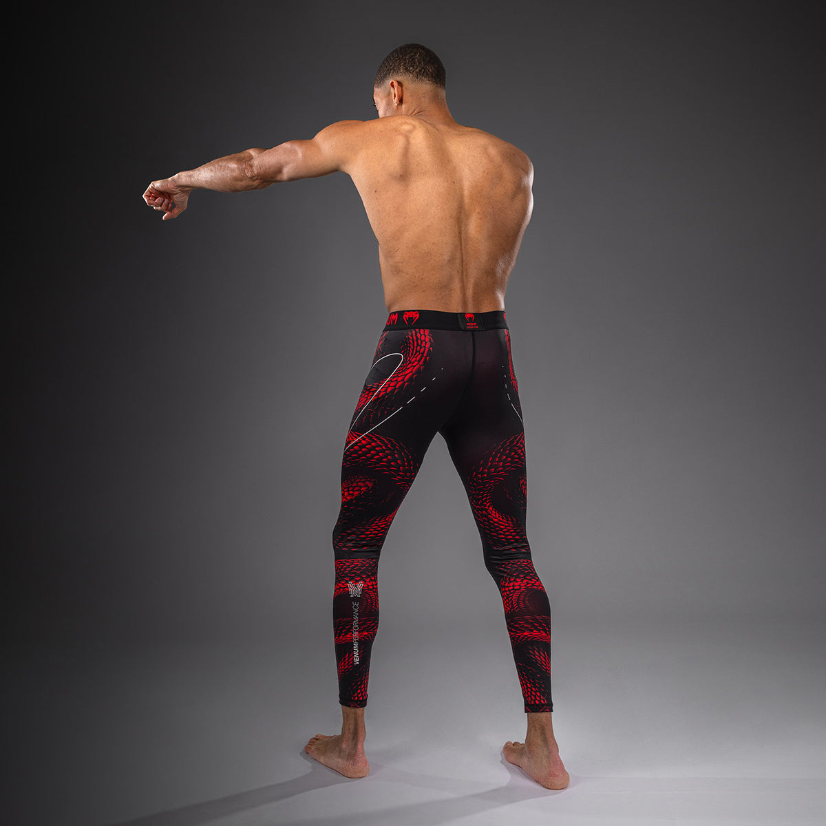 Pantalon de compression Venum Matupa - Noir/Rouge/Argent - product-type_Pantalons de Compression