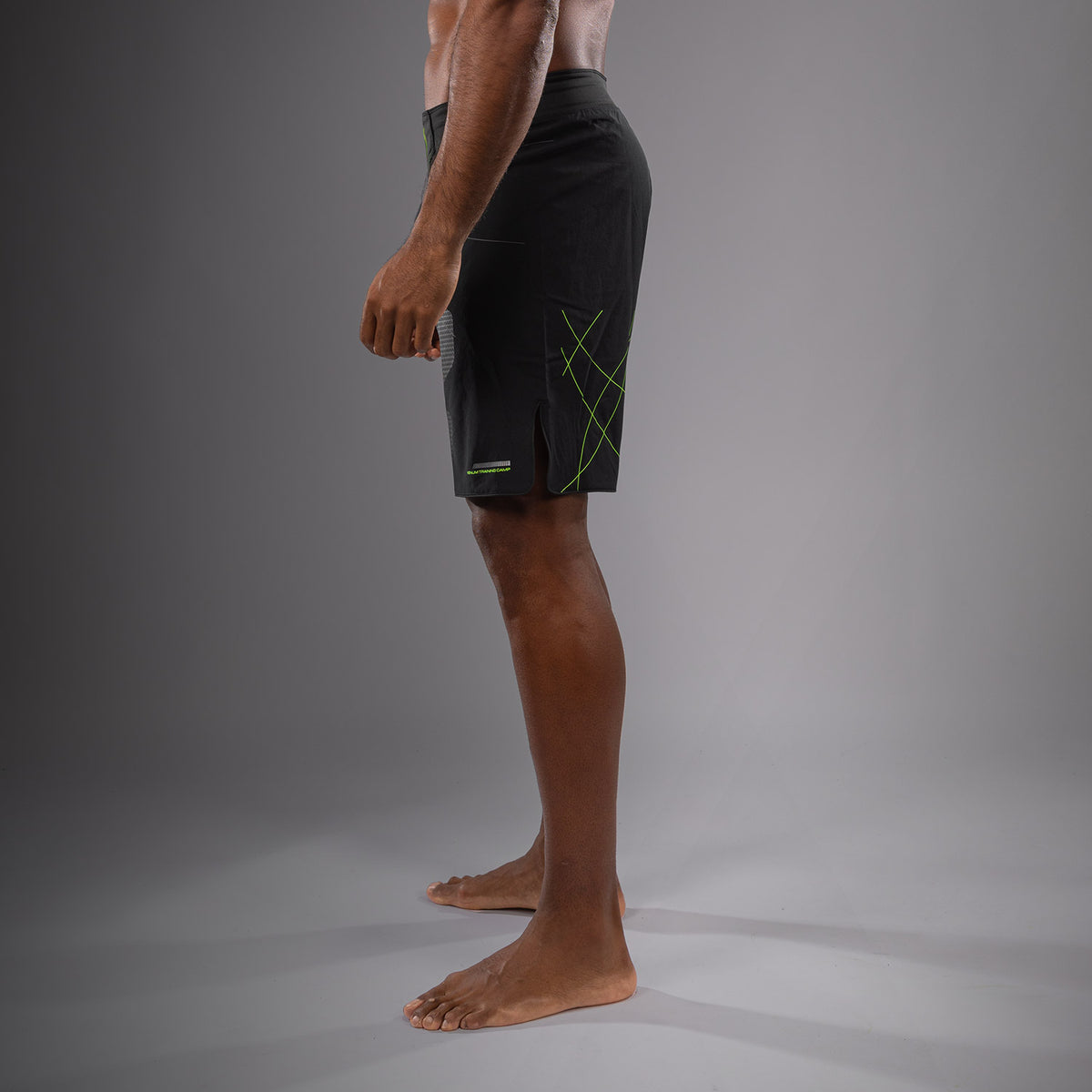 Short de combat Venum Training Camp 4.0 - Noir/Vert Fluo - product-type_Shorts de MMA