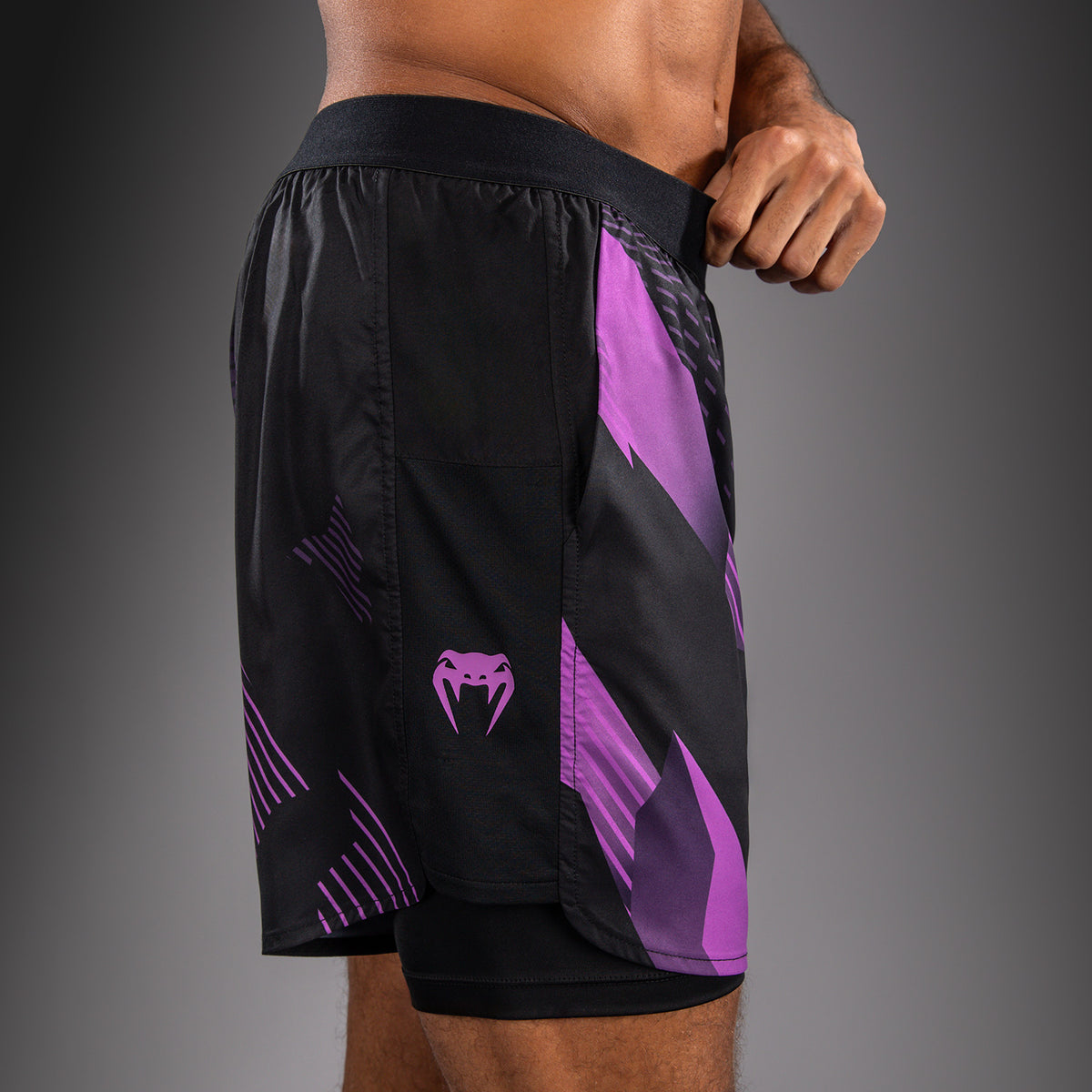 Short d’Entraînement Venum No-Gi 6.0 - Noir/Violet - product-type_Shorts de training