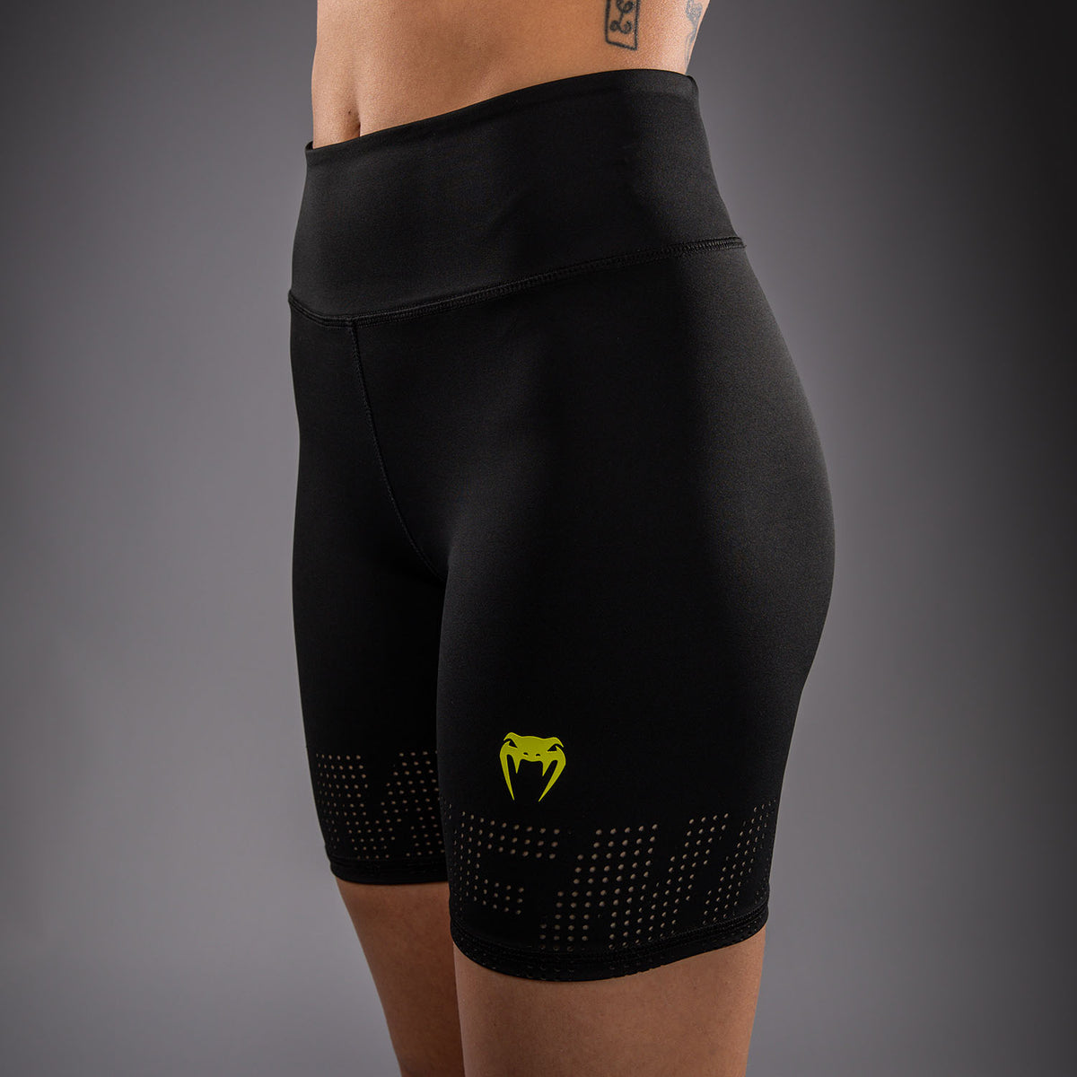 Short de Compression Venum Lazer Pour Femme - Noir/Jaune - product-type_Shorts de compression