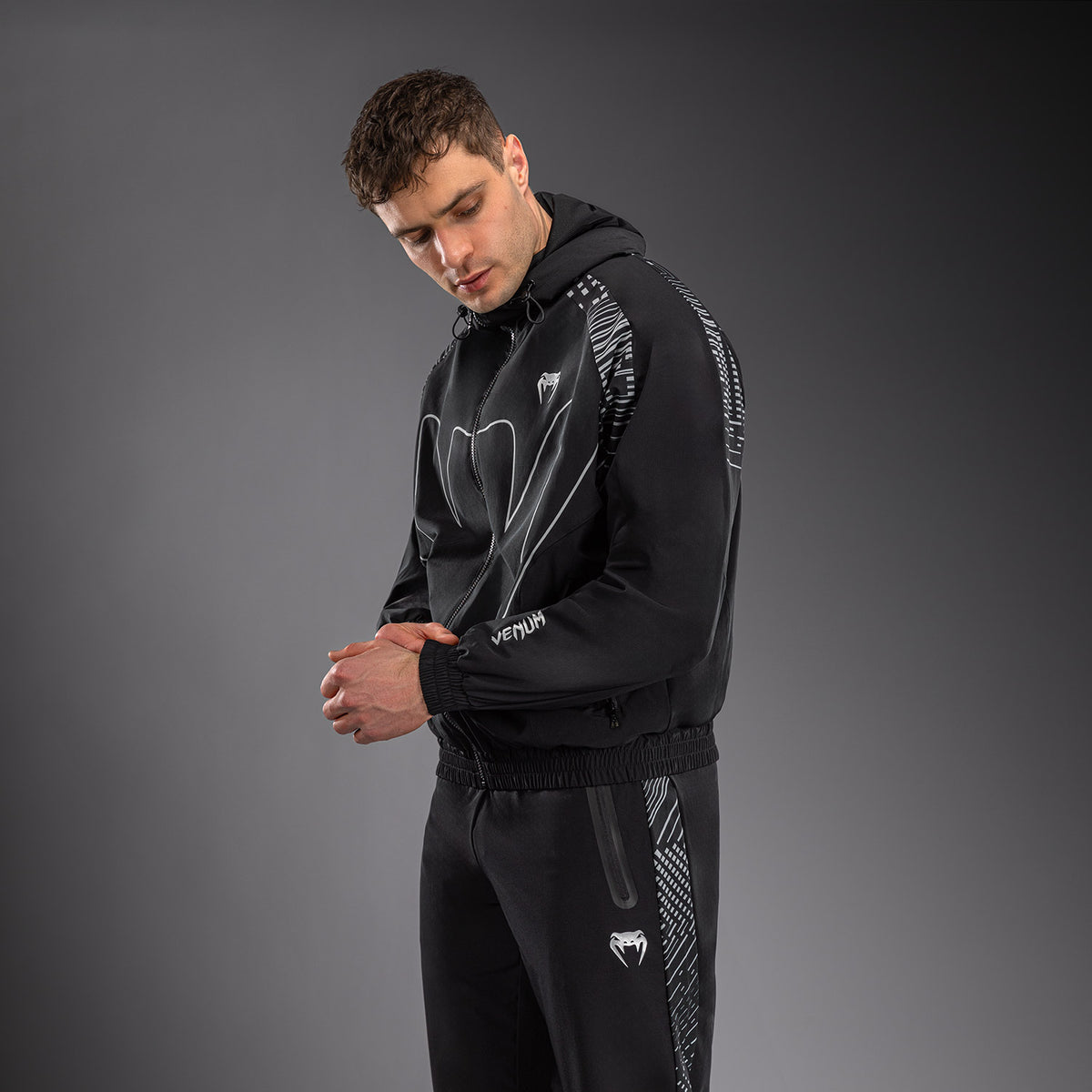 Veste de Survêtement Venum Midnight Fury – Noir/Gris/Argent - product-type_Vestes