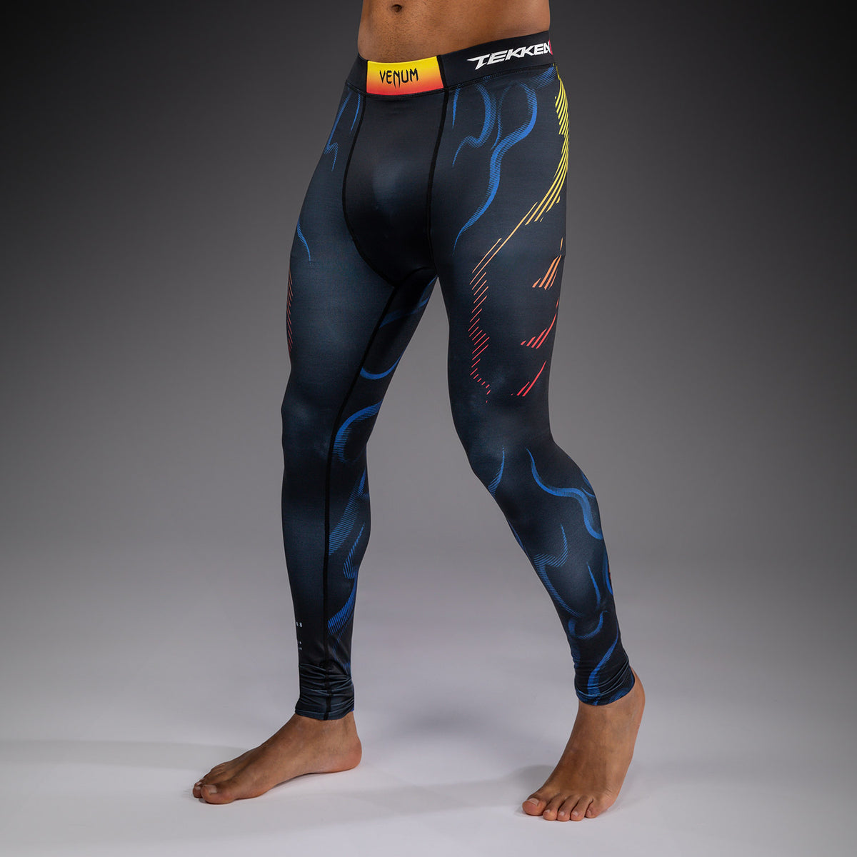 Pantalon de Compression Yoshimitsu Venum x TEKKEN 8 - Noir/Orange - product-type_Pantalons de Compression