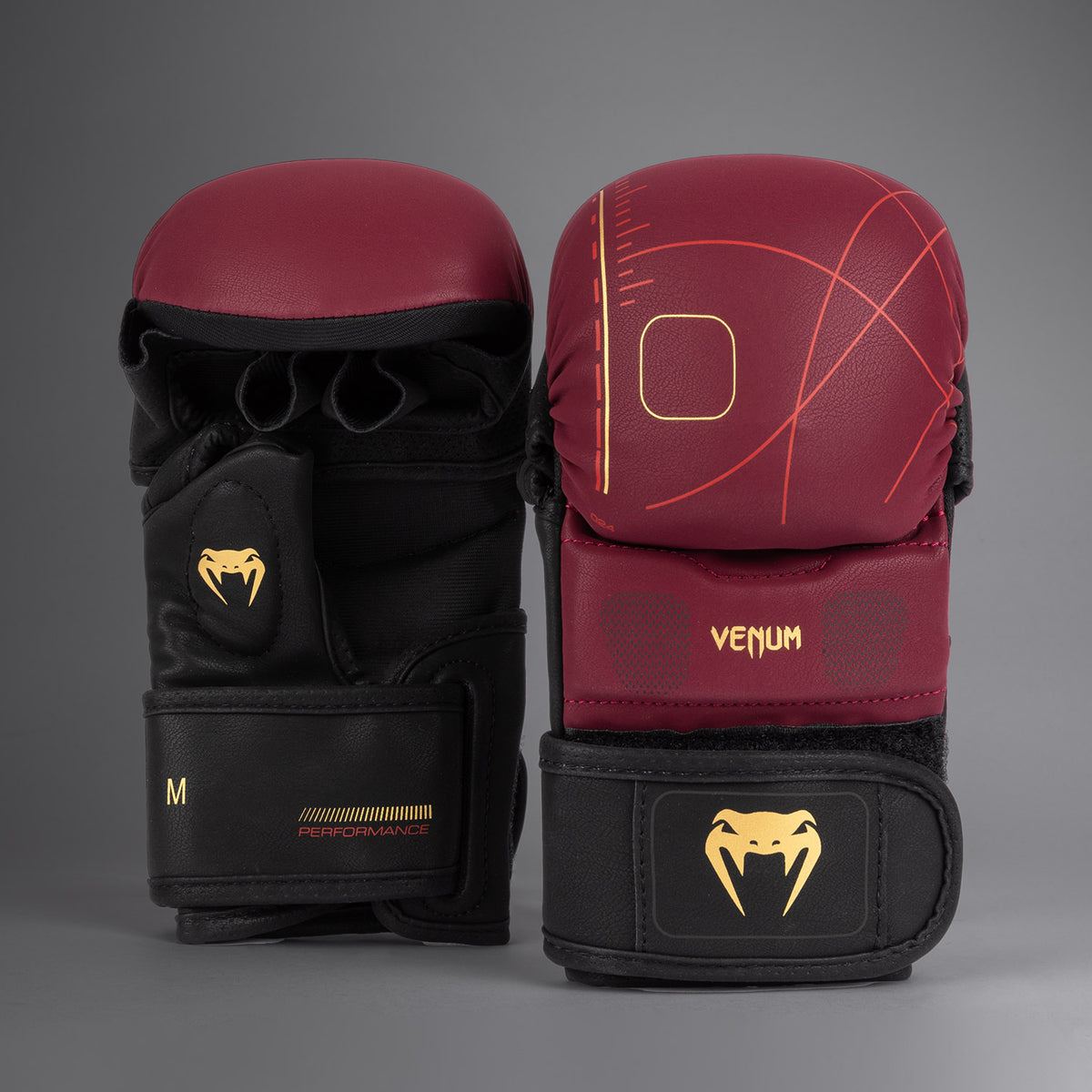 Gants de sparring Venum Tactical XT - Noir/Bordeaux/Or - product-type_Gants de Sparring