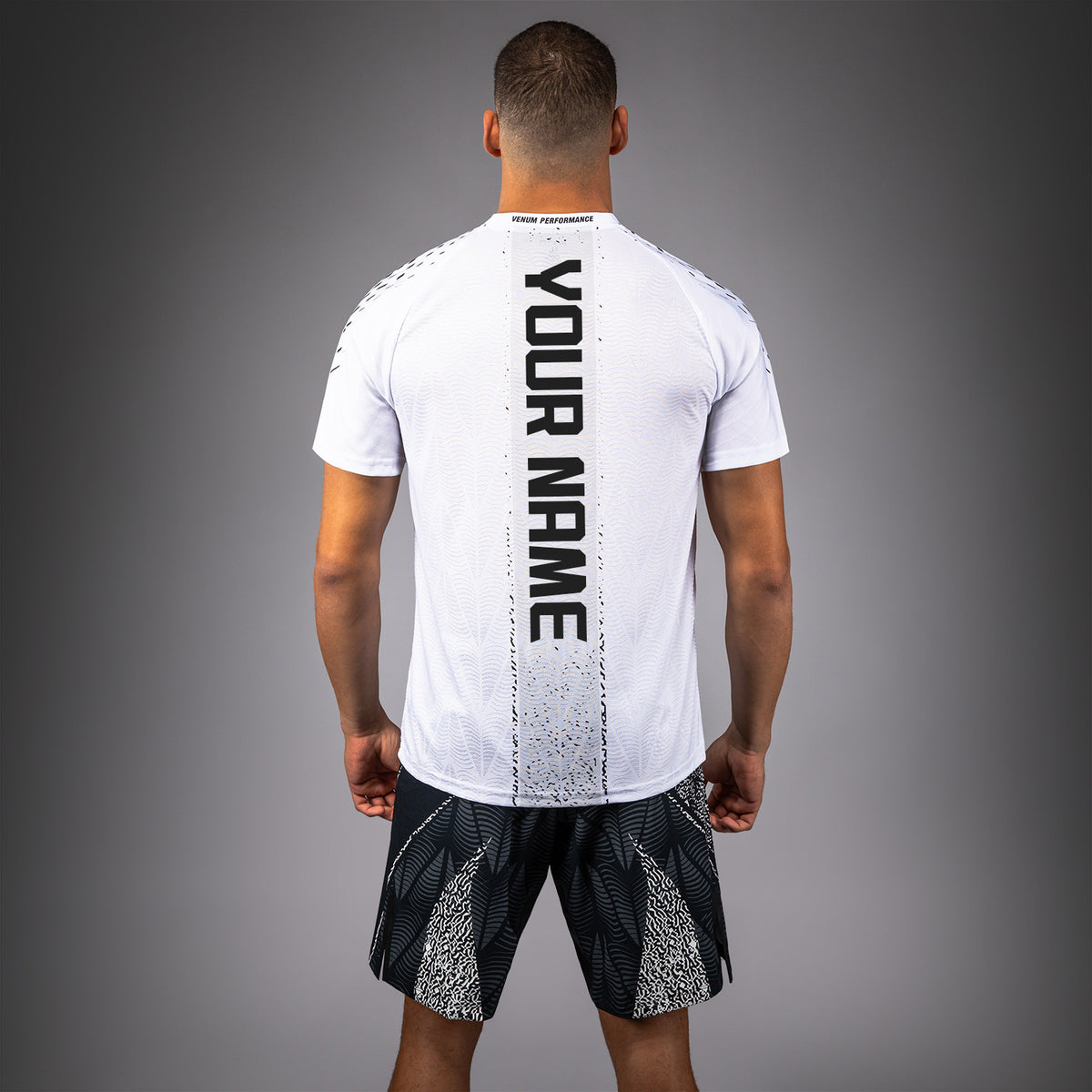 Maillot Officiel Walkout Homme Personnalisé UFC Zenith by Venum Authentic Fight Night - Blanc - product-type_T-Shirts Dry Tech