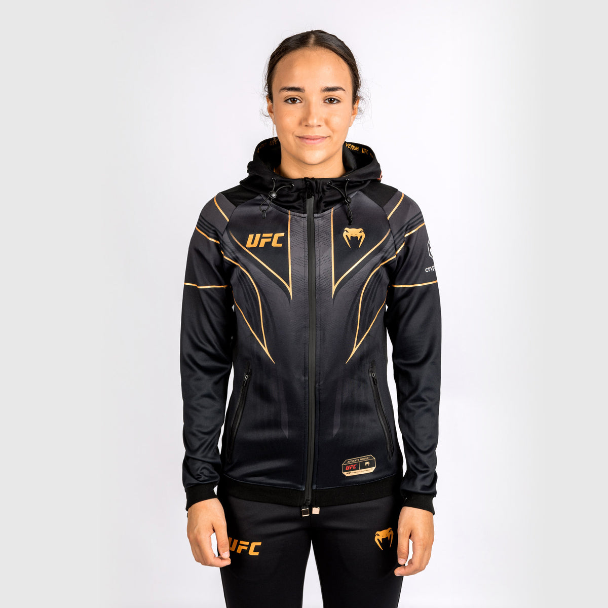 Sweatshirt à Capuche Femme Personnalisé UFC Venum Authentic Fight Night 2.0 - Champion - product-type_Vestes