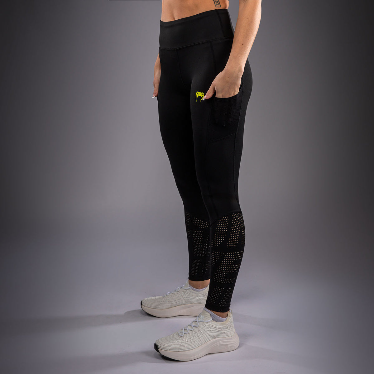 Legging Venum Lazer Pour Femme - Noir/Jaune - product-type_Leggings