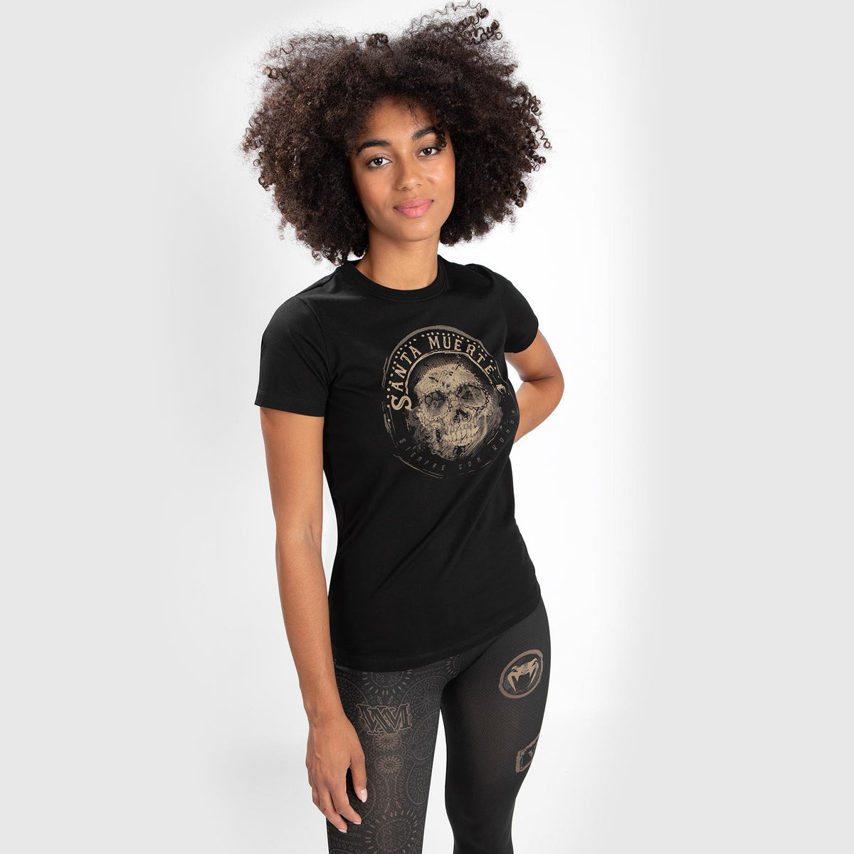 T-shirt Santa Muerte Dark Side Venum Femme - Noir/Marron - product-type_T-Shirts