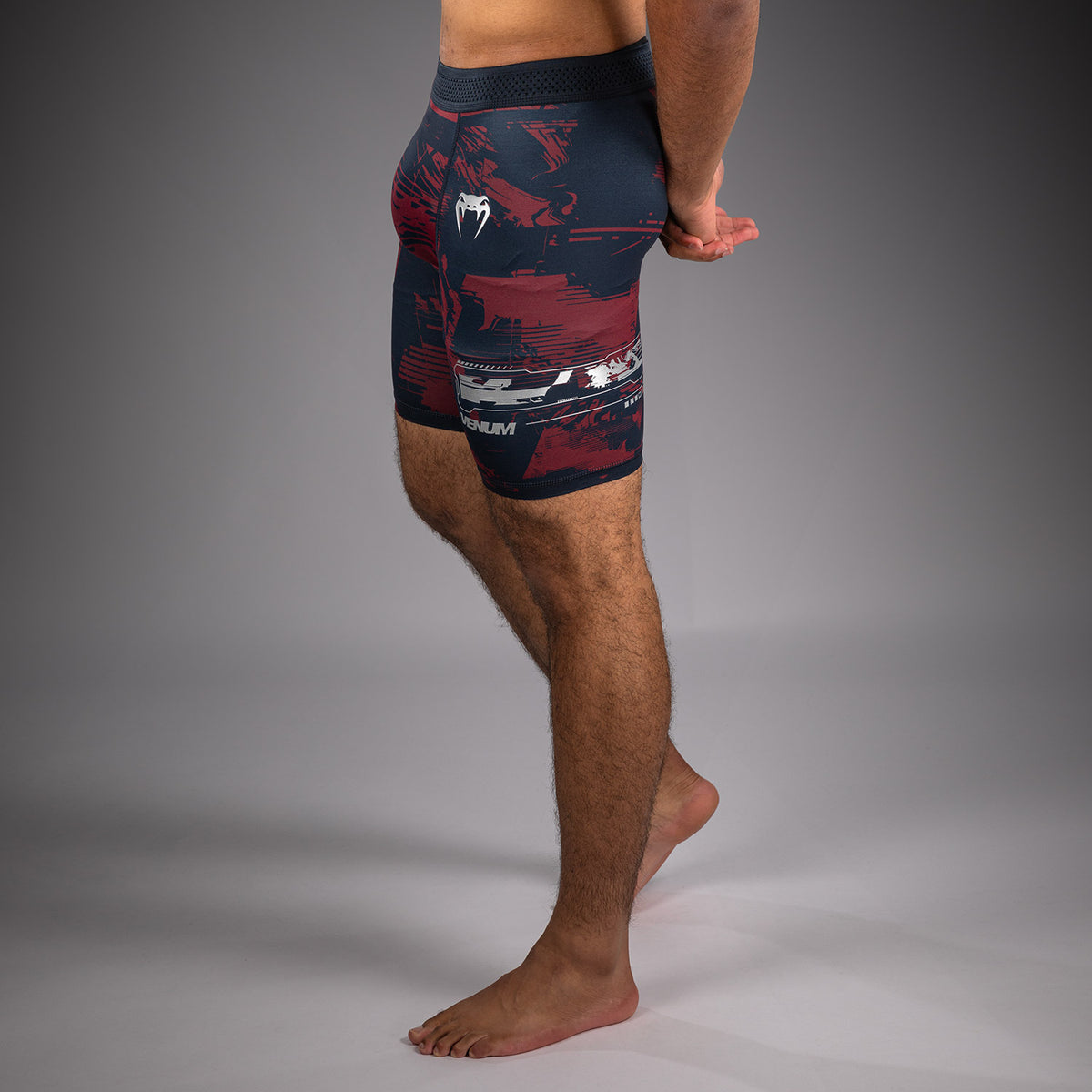 Short de compression Performance Homme UFC Zenith by Venum Authentic Fight Week - Bleu marine/Bordeaux/Argent - product-type_Shorts de compression