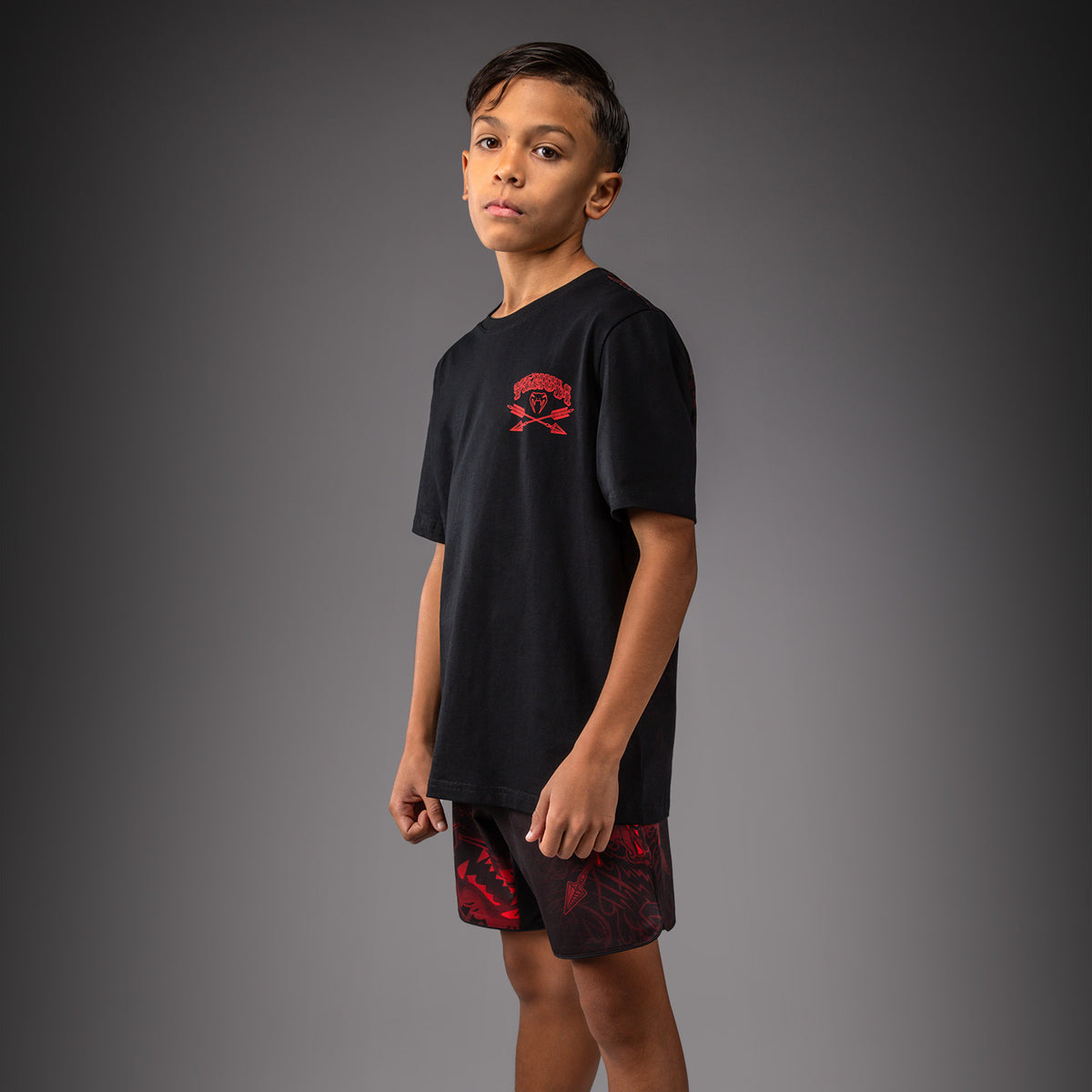 T-shirt Pour Enfants Venum Wolf Atak – Noir/Rouge - product-type_T-Shirts