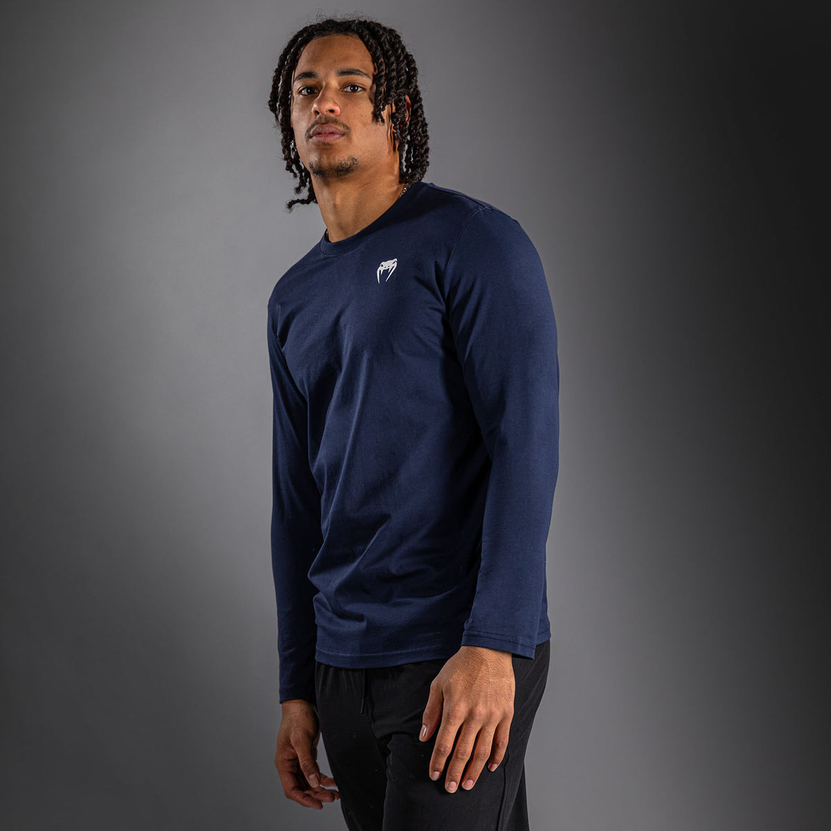 T-shirt à manches Longues Venum Lineup - Bleu Marine/Blanc - product-type_T-Shirts