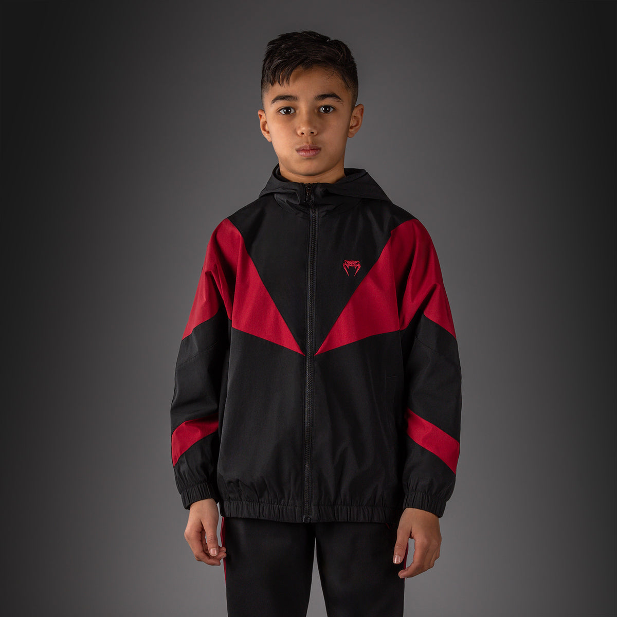Veste de Survêtement Pour Enfant Venum Vectra - Noir/Rouge - product-type_Vestes