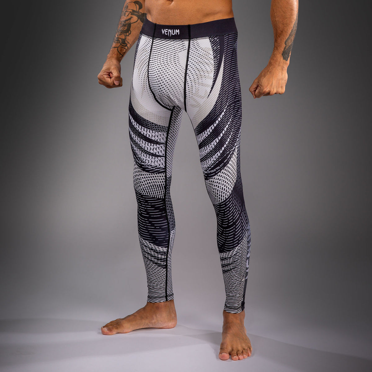 Pantalon de compression Venum Galactic 3.0 - Blanc Cassé/Noir - product-type_Pantalons de Compression