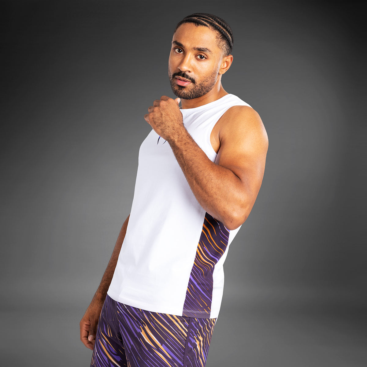 Débardeur pour Hommes Venum Rapid - Blanc/Violet Foncé - product-type_Débardeurs
