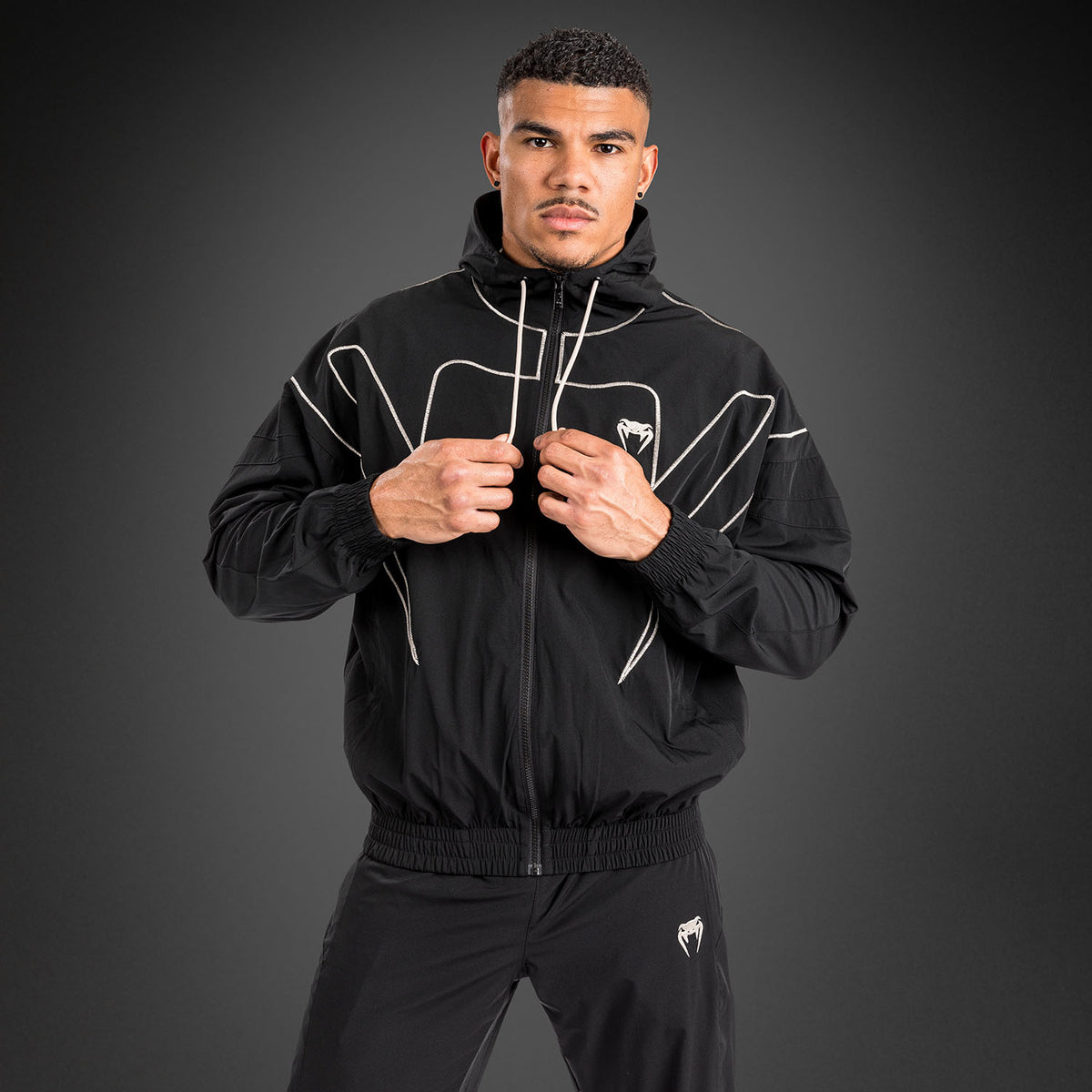 Veste de survêtement Venum Attack 90 - Noir/Blanc - product-type_Vestes