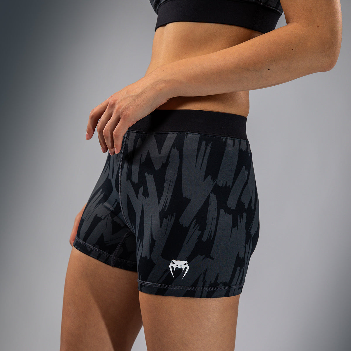 Shorts de Compression pour Femmes Venum Graffiti - Urban Charcoal - product-type_Shorts de compression