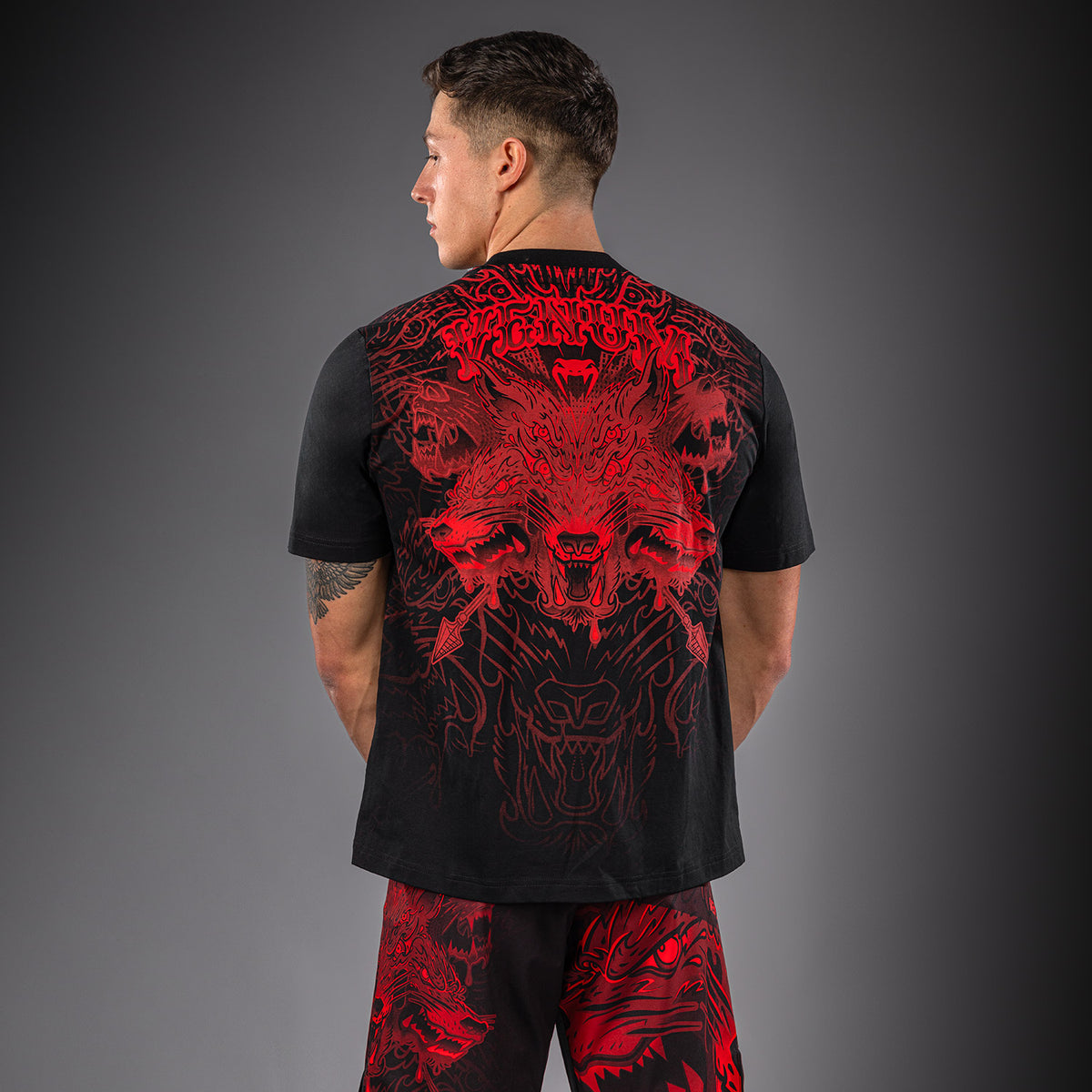 T-shirt Venum Wolf Atak – Noir/Rouge - product-type_T-Shirts