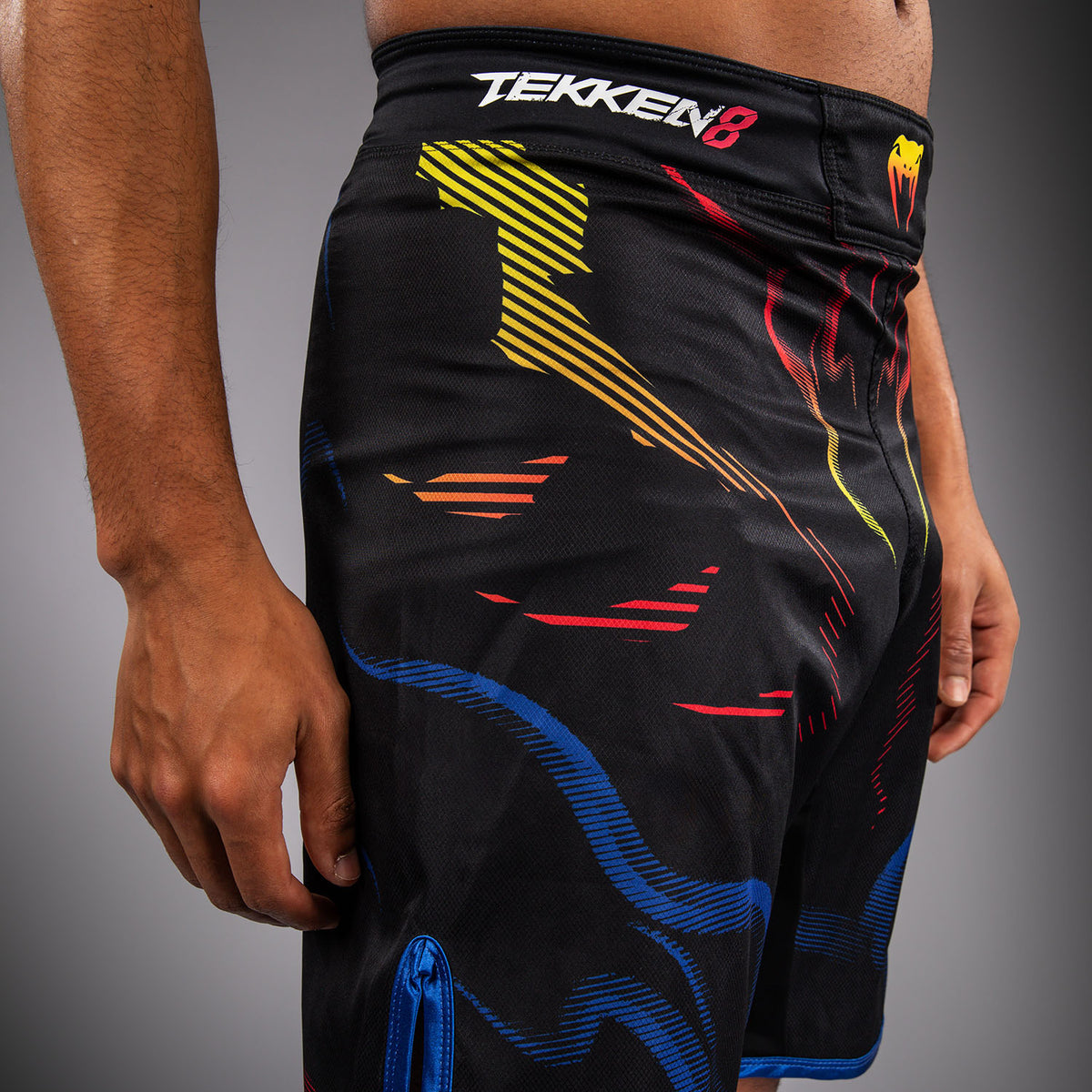 Short de Combat Yoshimitsu Venum x TEKKEN 8 - Noir/Orange - product-type_Shorts de MMA
