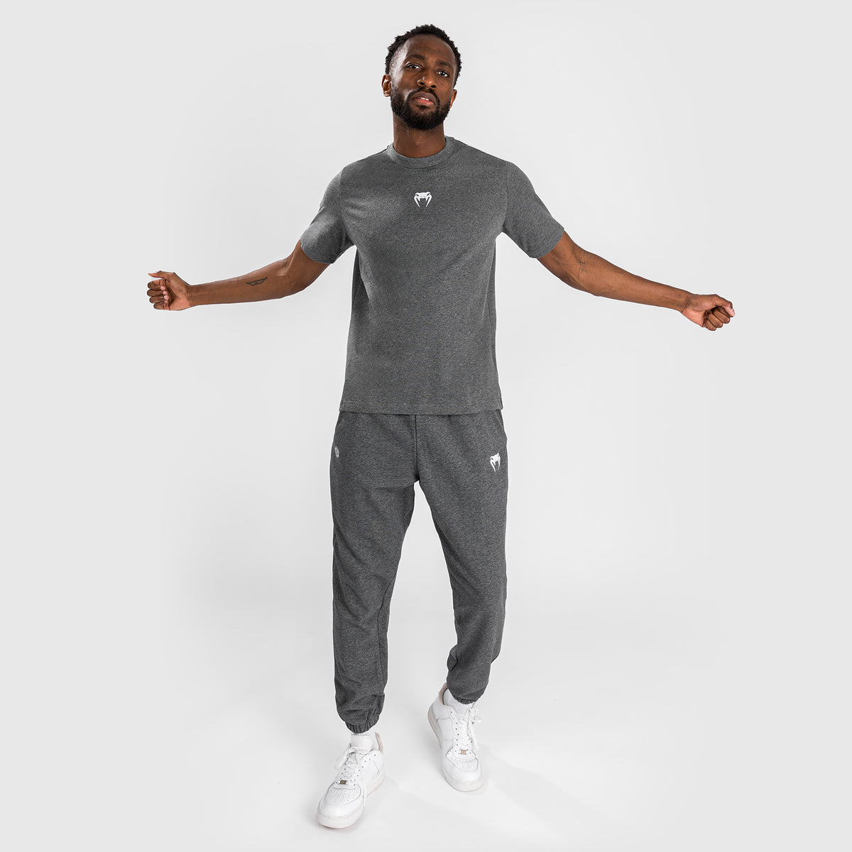 T-Shirt pour Hommes Venum Vortex XL - Gris Foncé Chiné - product-type_T-Shirts