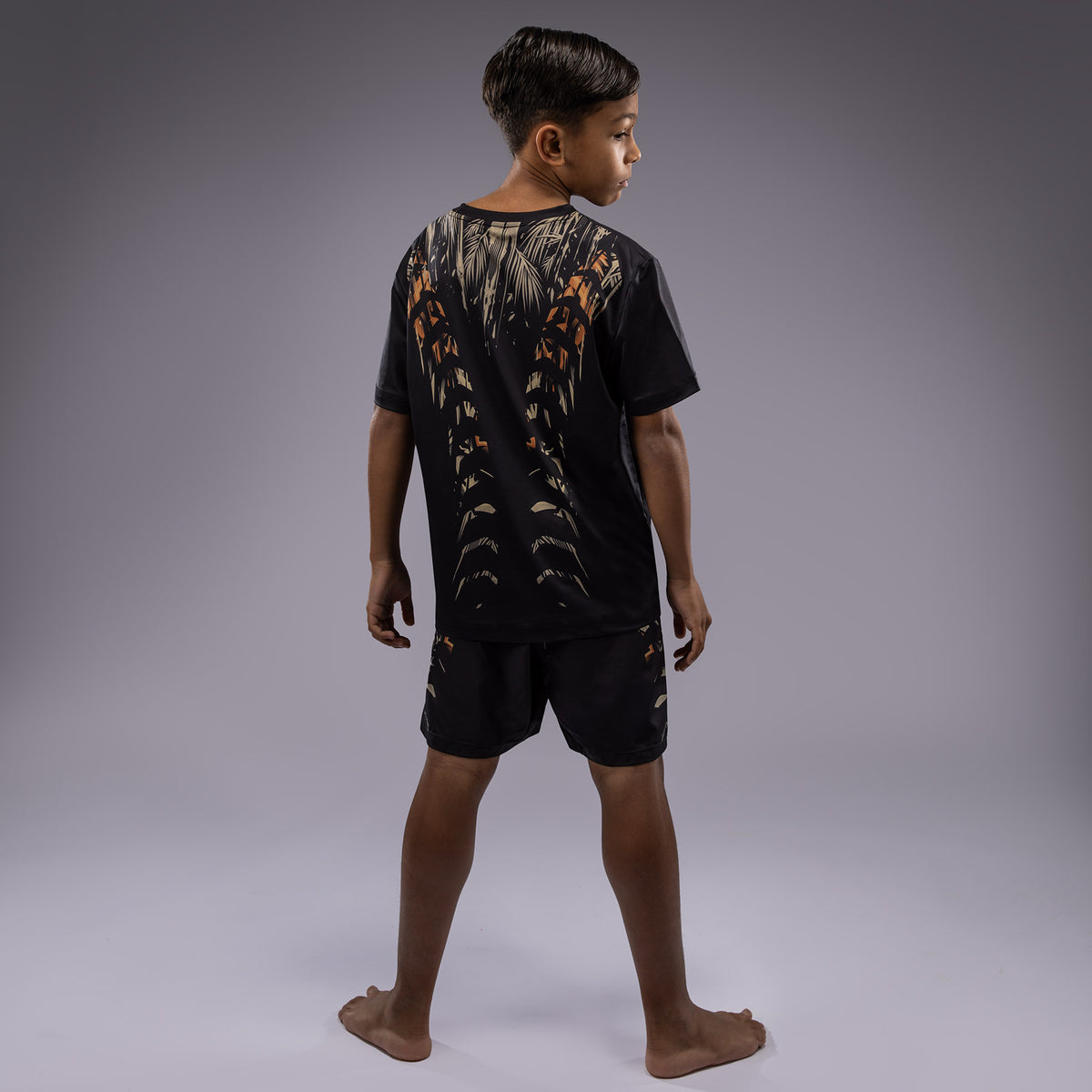T-Shirt Dry-Tech Venum Tiger pour Enfants - Noir/Orange Néon - product-type_T-Shirts Dry Tech