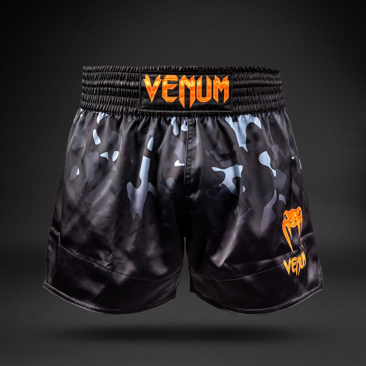 Short de Muay Thaï Venum Classic - Camo Noir/Orange - product-type_Shorts de Muay Thai
