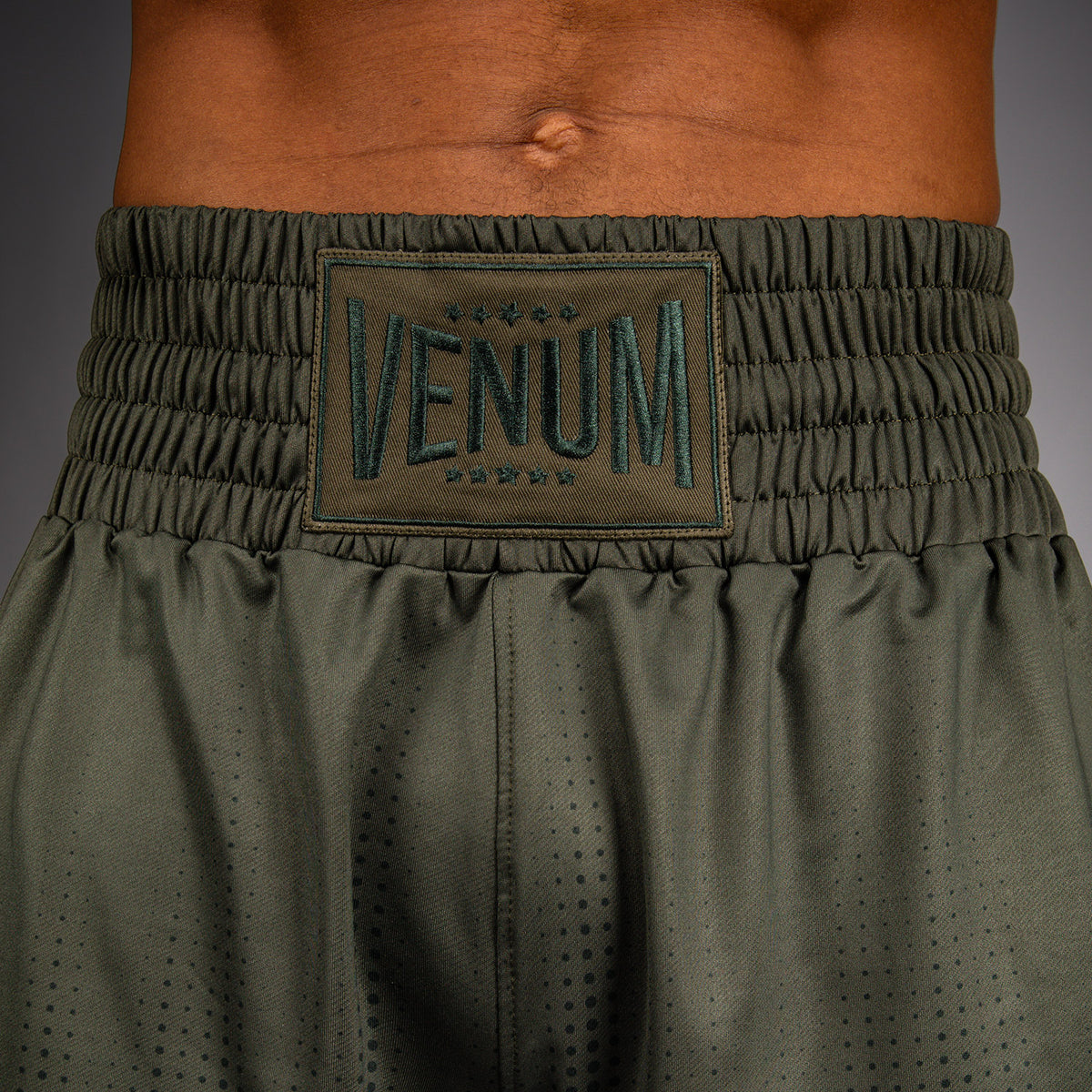 Short de Boxe Venum Stealth – Kaki/Vert Foncé - product-type_Shorts de boxe