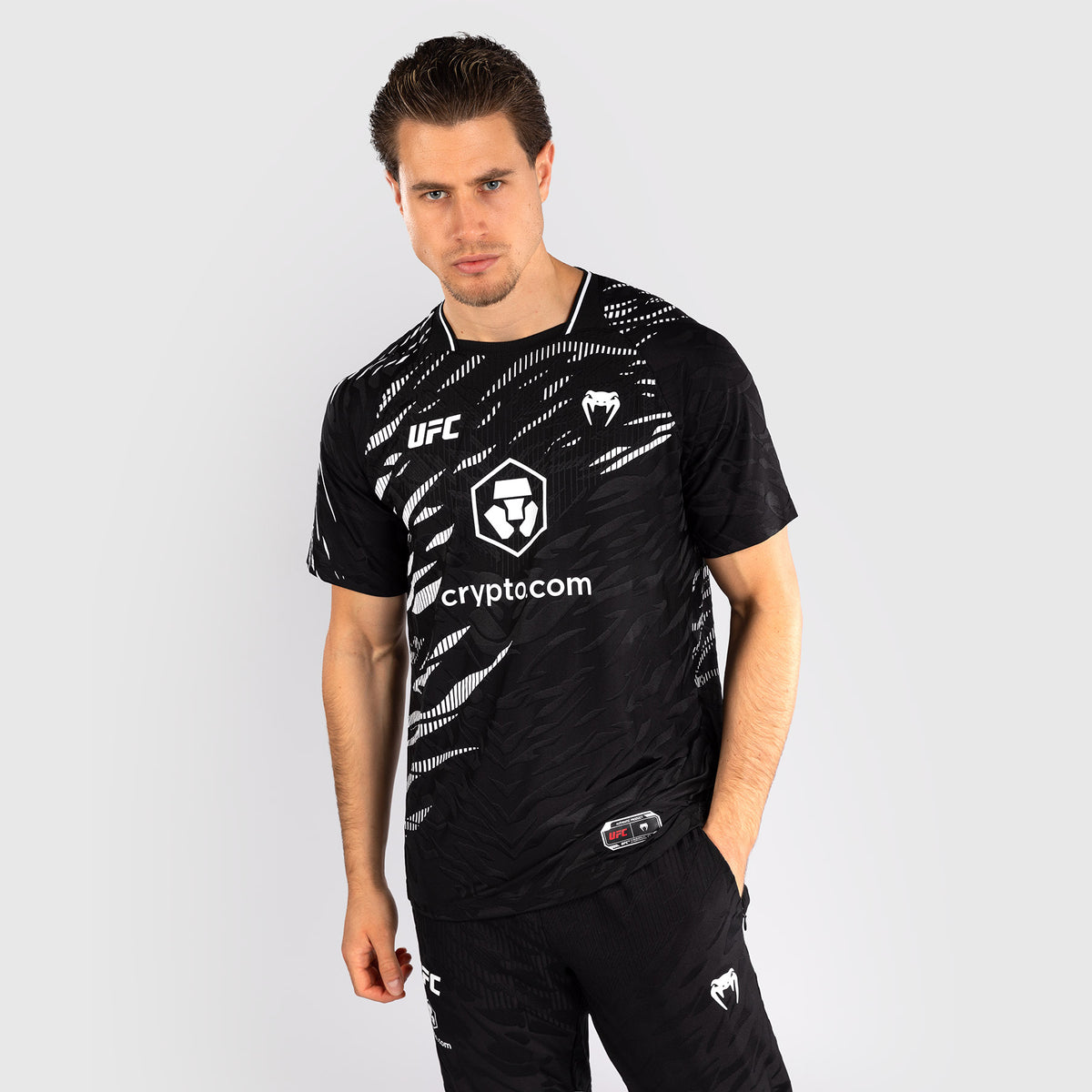 T-shirt Dry-Tech UFC Fusion by Venum Personnalisé Authentic Fight Night - Noir - product-type_T-Shirts Dry Tech