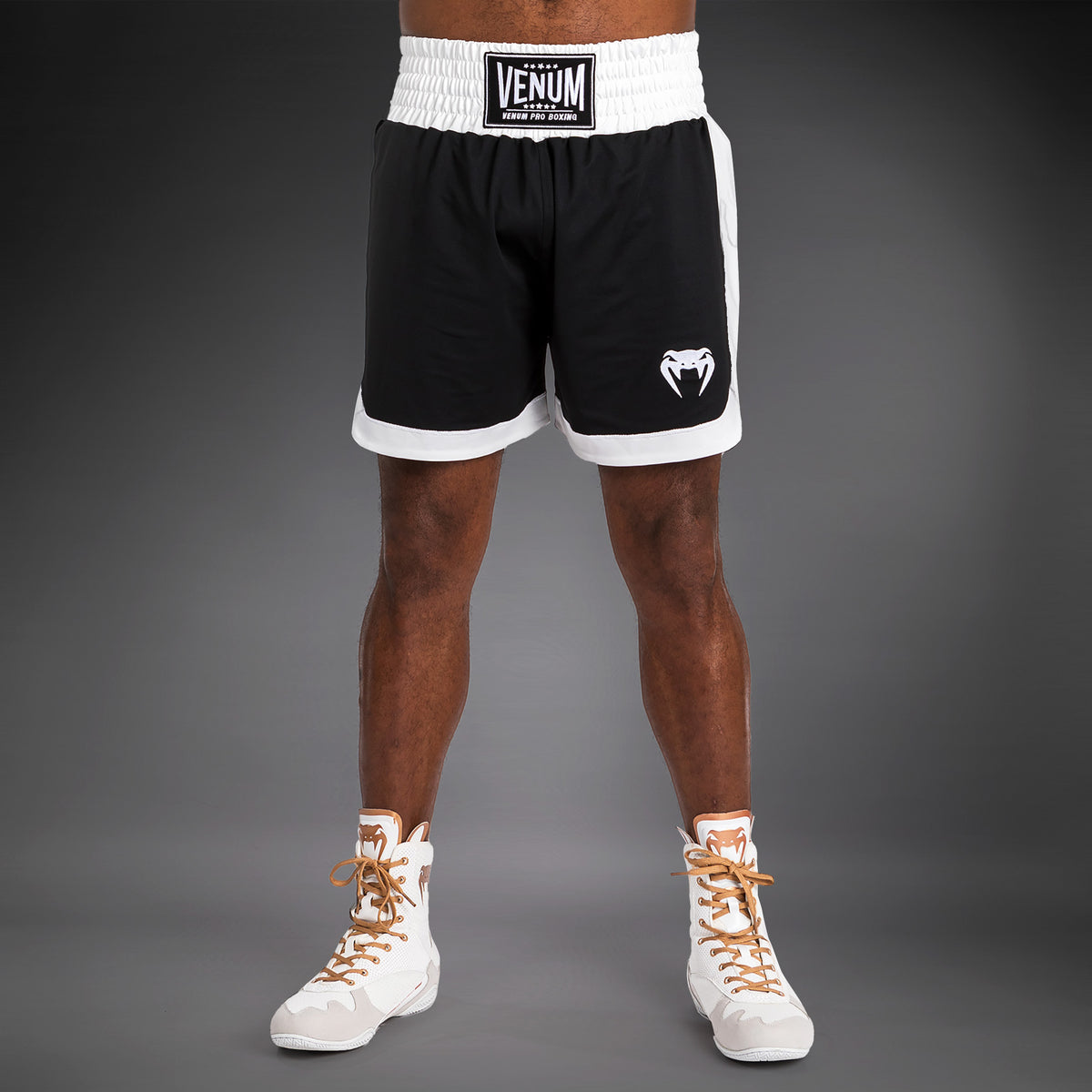 Short de boxe Venum Classic - Noir/Blanc - product-type_Shorts de boxe