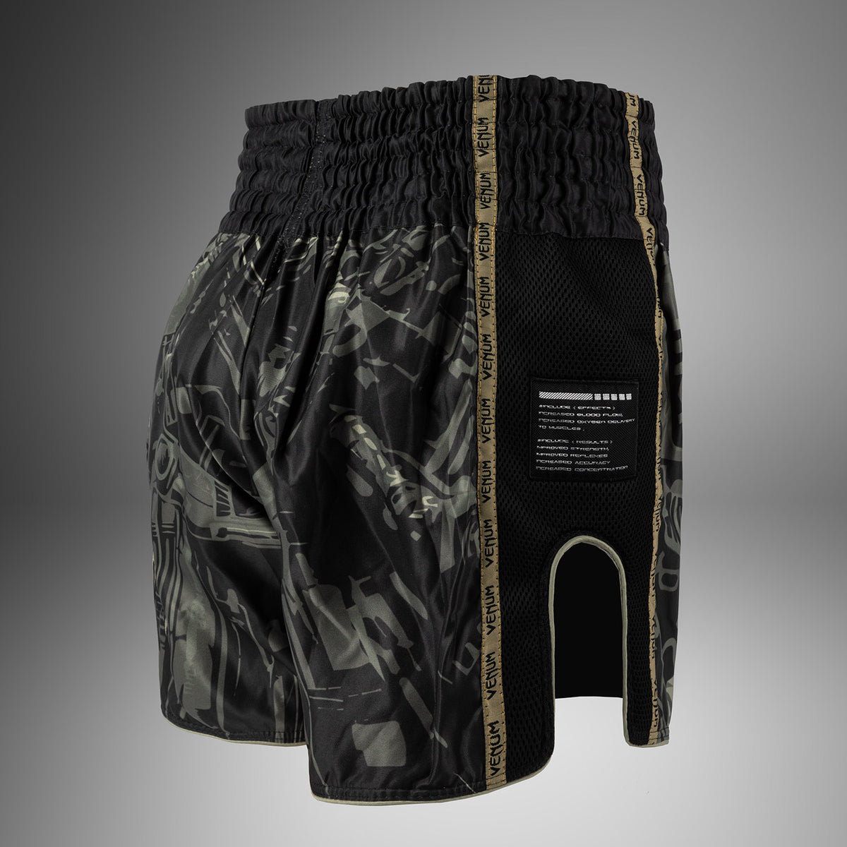 Short de Muay Thai Venum Invader - Noir/Sable - product-type_Shorts de Muay Thai