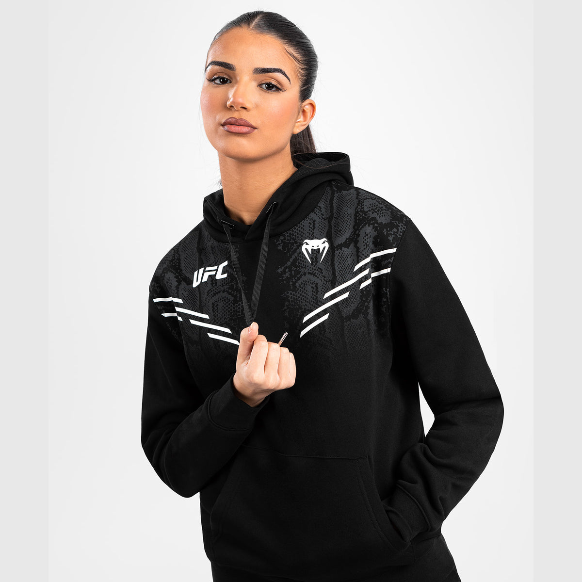 Sweatshirt à Capuche pour Femmes UFC Adrenaline by Venum Replica - Noir - product-type_Sweatshirts
