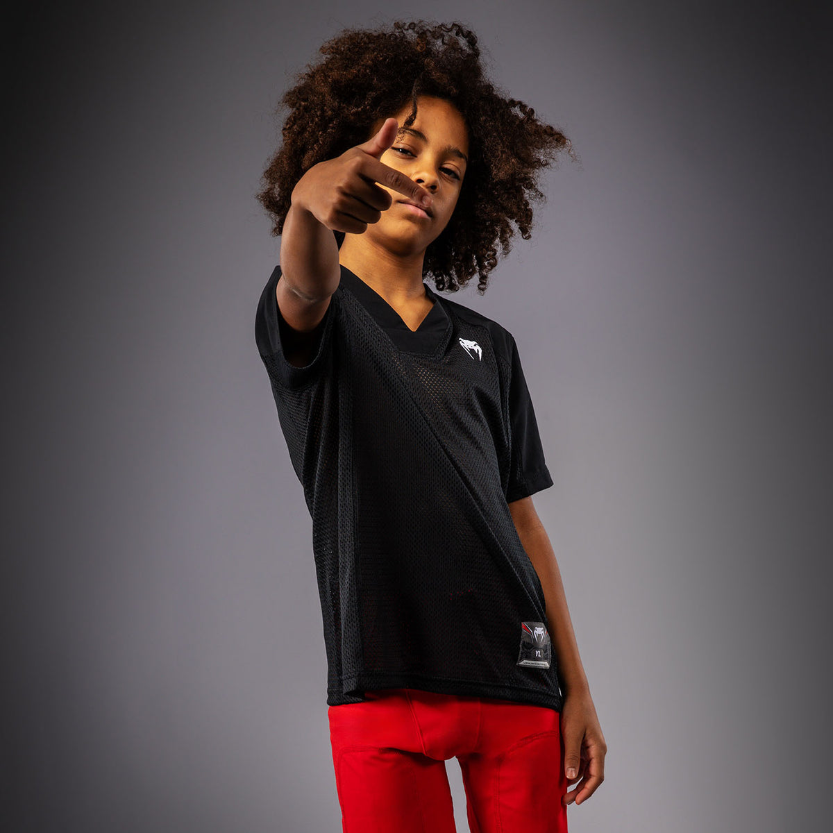 Maillot à manches Courtes pour Enfants Venum Elite Football - Noir - product-type_T-Shirts Dry Tech